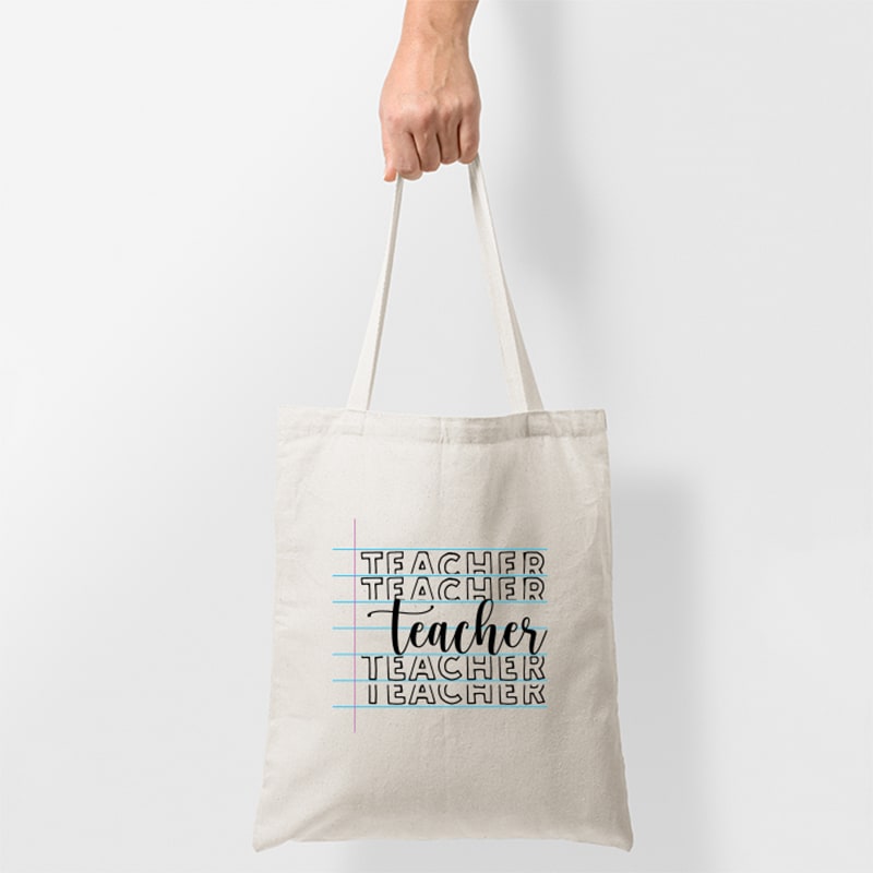 15 X 15 Inch Full Color Cotton Canvas Tote Bags 2