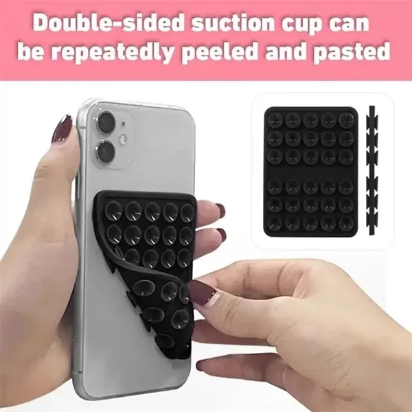 Silicone Suction Phone Case Adhesive Mount 4