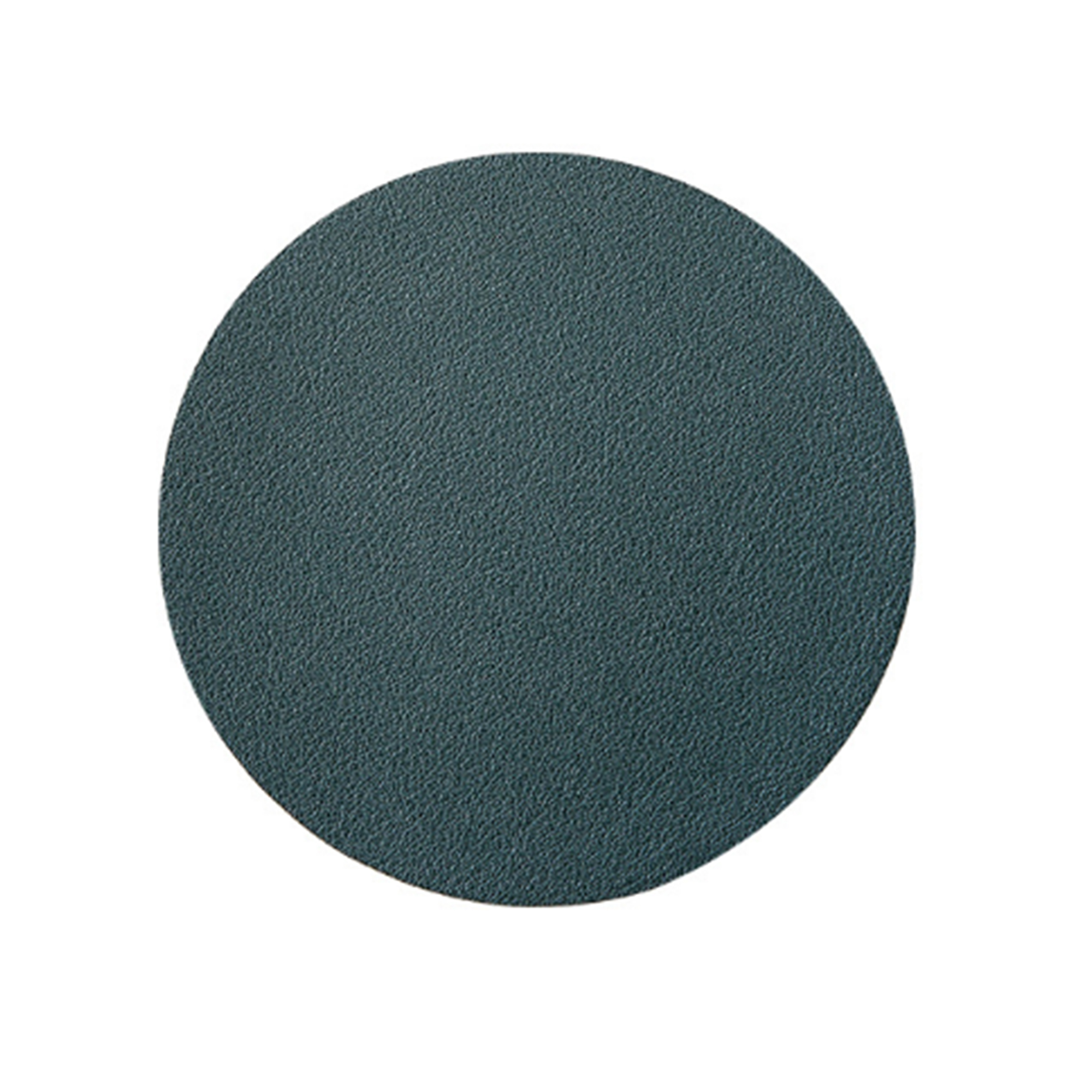 MOQ 50 PCS Stylish Solid Color Round PU Leather Coaster 2