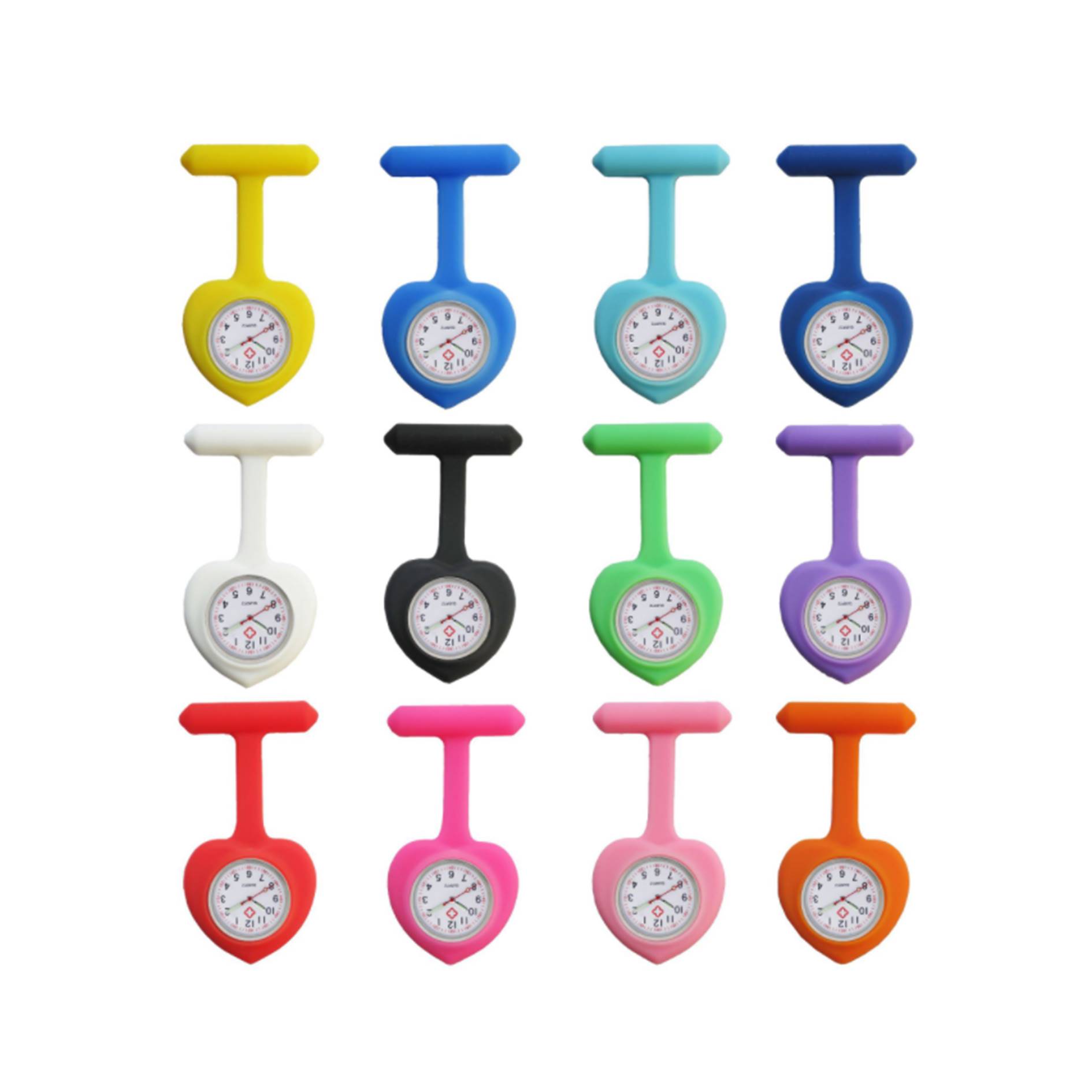 Pocket Silicone Clip Brooch Pin Nurse Watch 2