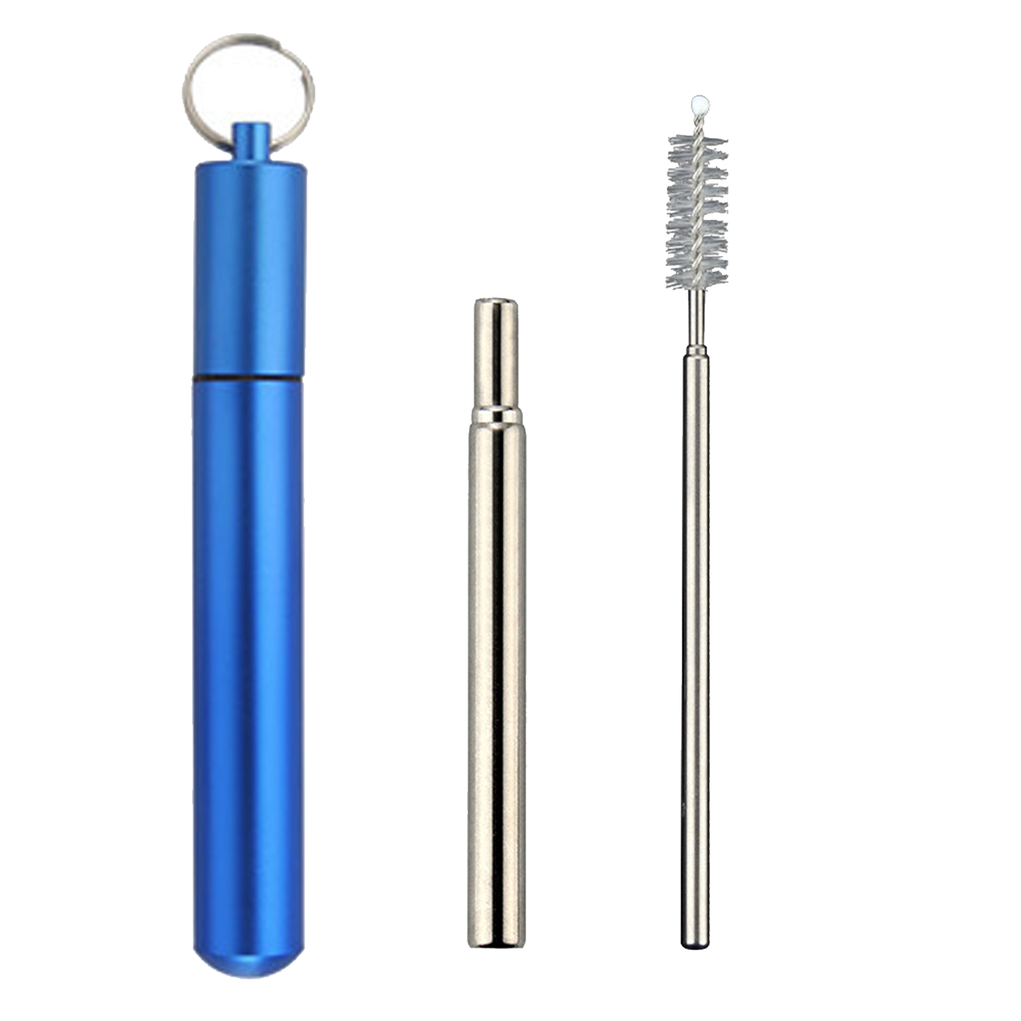 Folding Stainless Steel Straw Kit 7