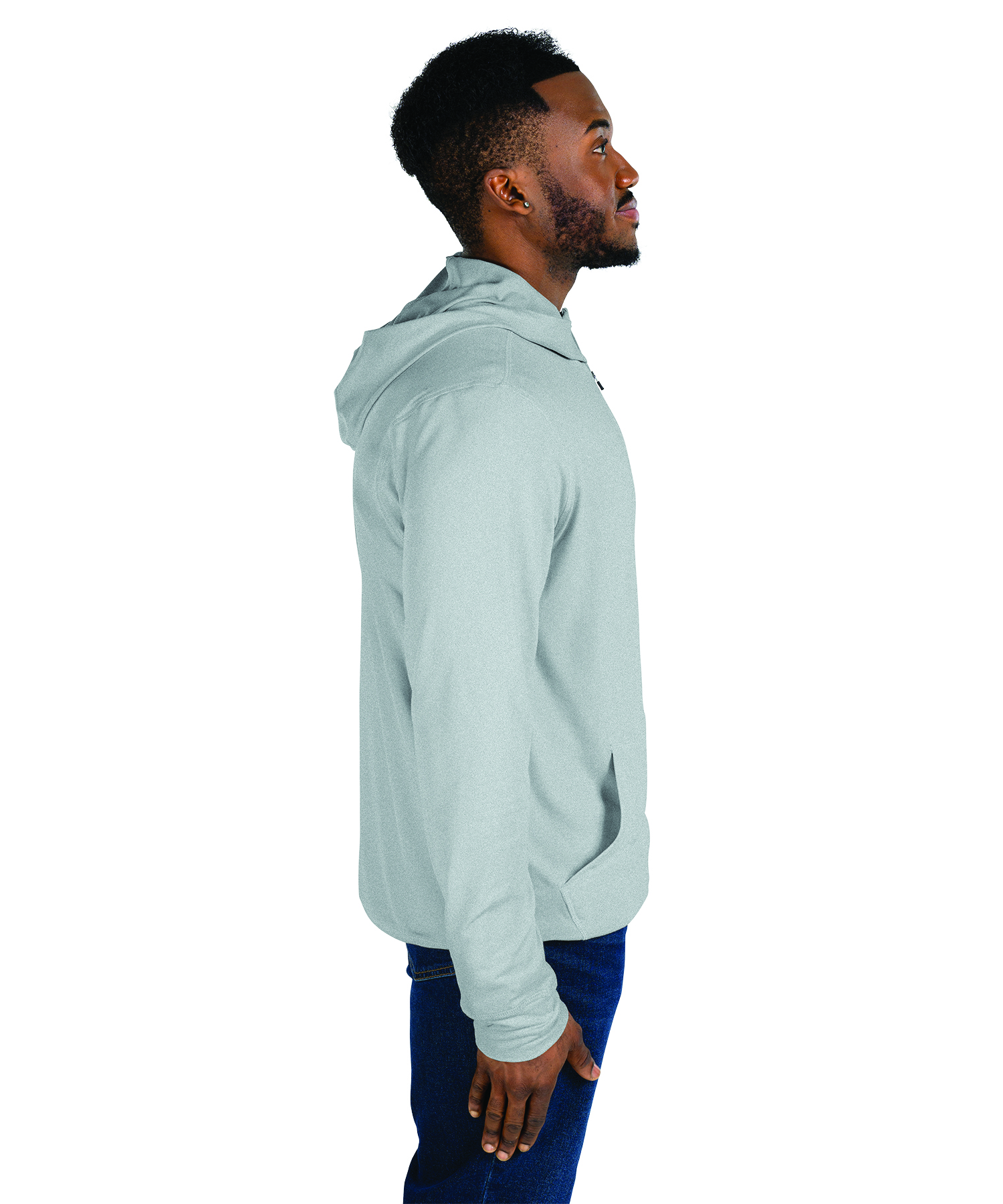 Men's Pulse Performance Quarter Zip Hoodie, custom hoodie or sweatshirt with logo imprint 54