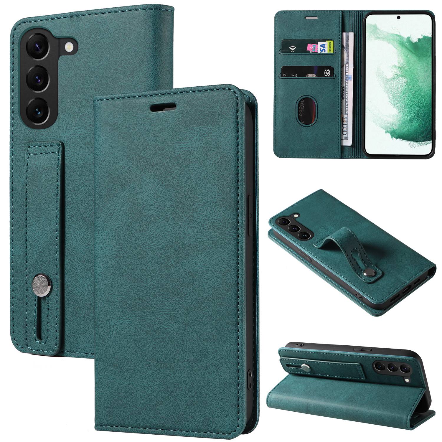 PU Leather Flip Wallet Phone Case 5
