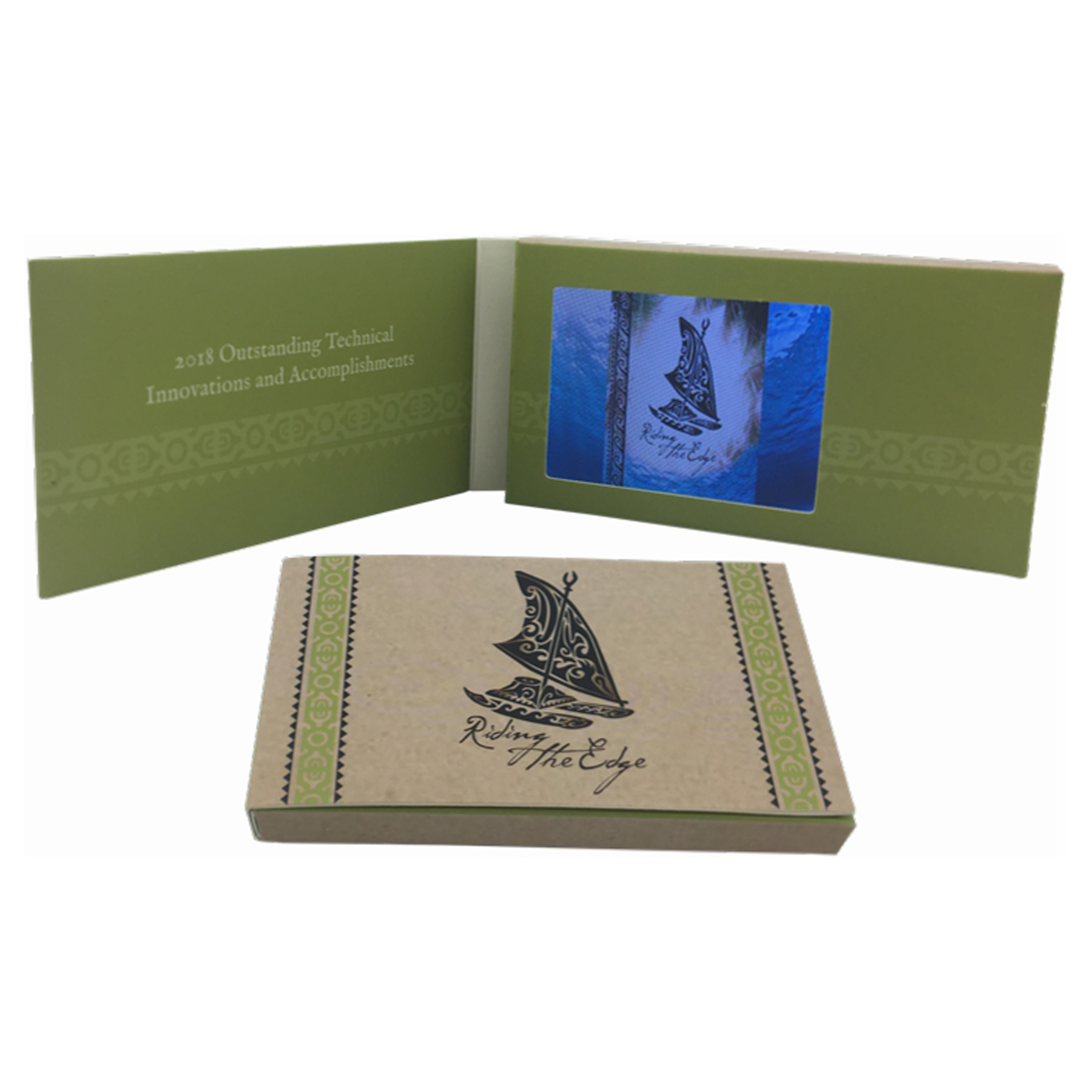 VidU 2.4" Compact Size Video Brochure With Full Color Printing - Custom Video Business Card 4