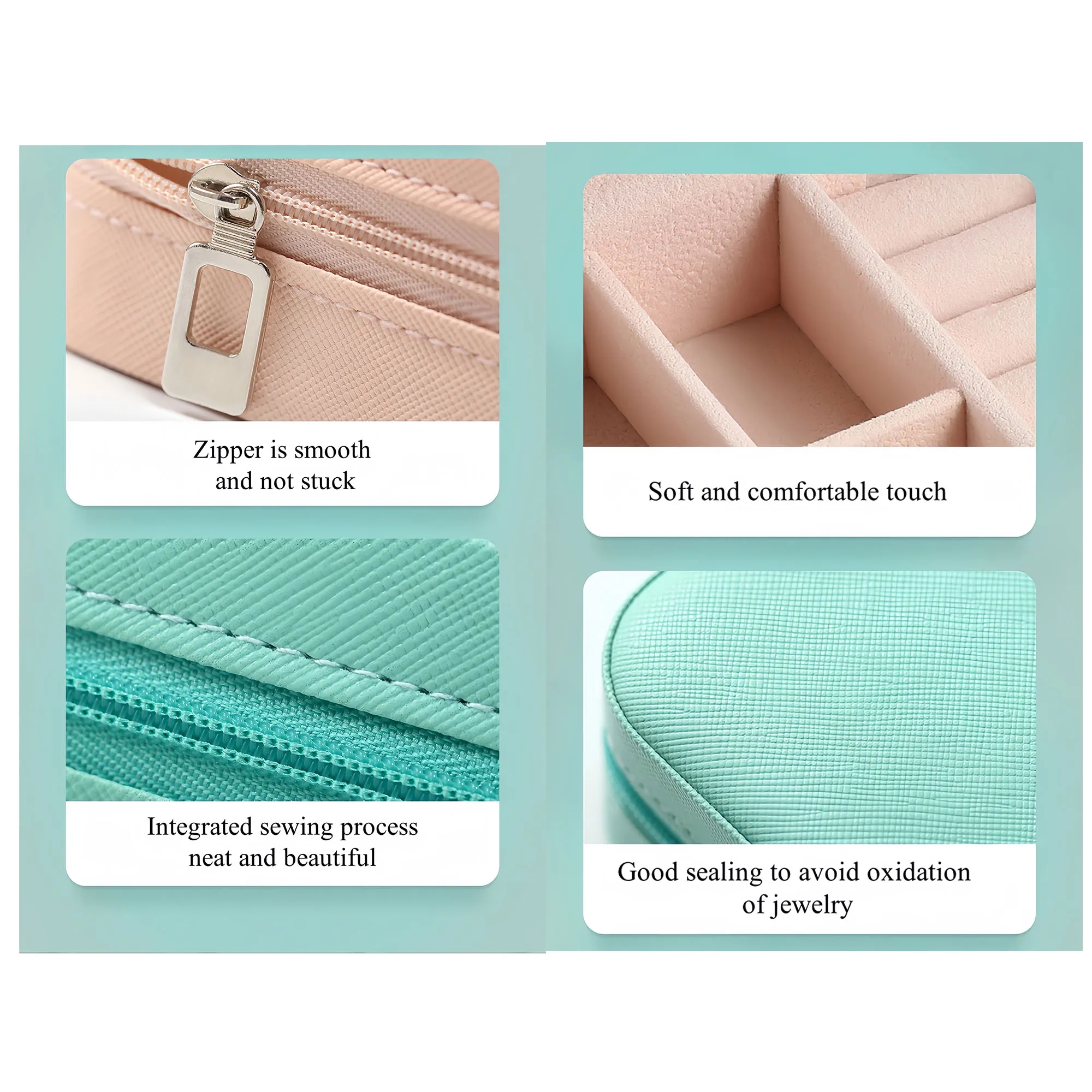 Stylish Jewelry Storage Box With Anti Tangle Design 2