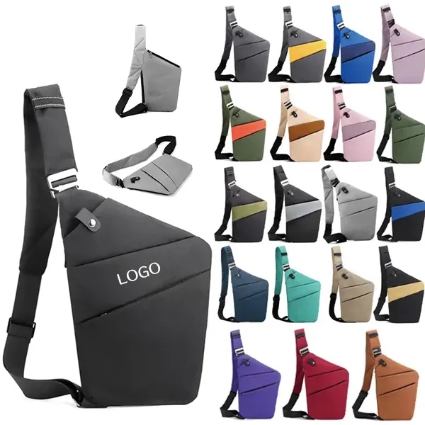 Secure Close-Fit Sling Chest Bag - Anti-Theft Design 3