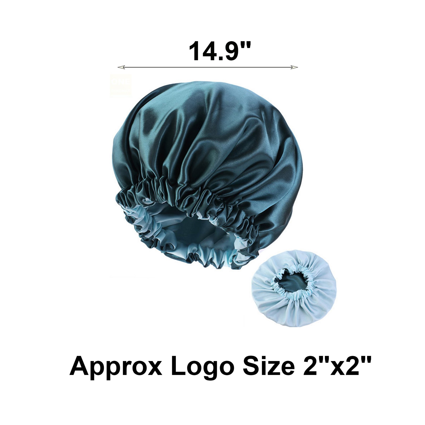 Adjustable Double Layer Reversible Satin Nightcap 2