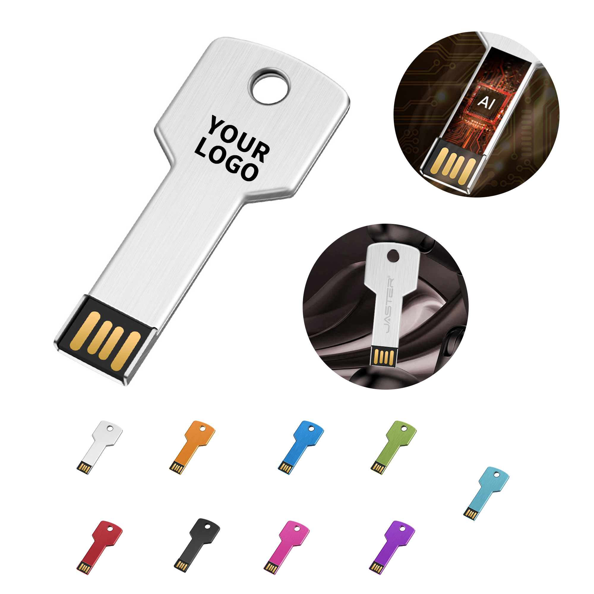 Key Shape Usb Flash Drive 8 Gigabyte 2