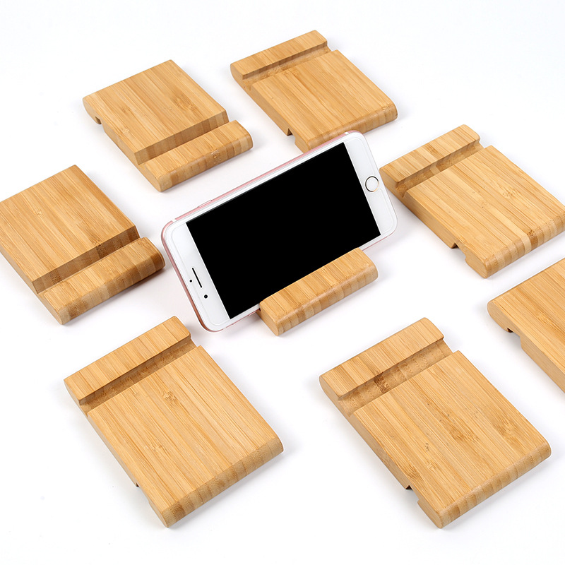 Natural Bamboo Phone Stand 4