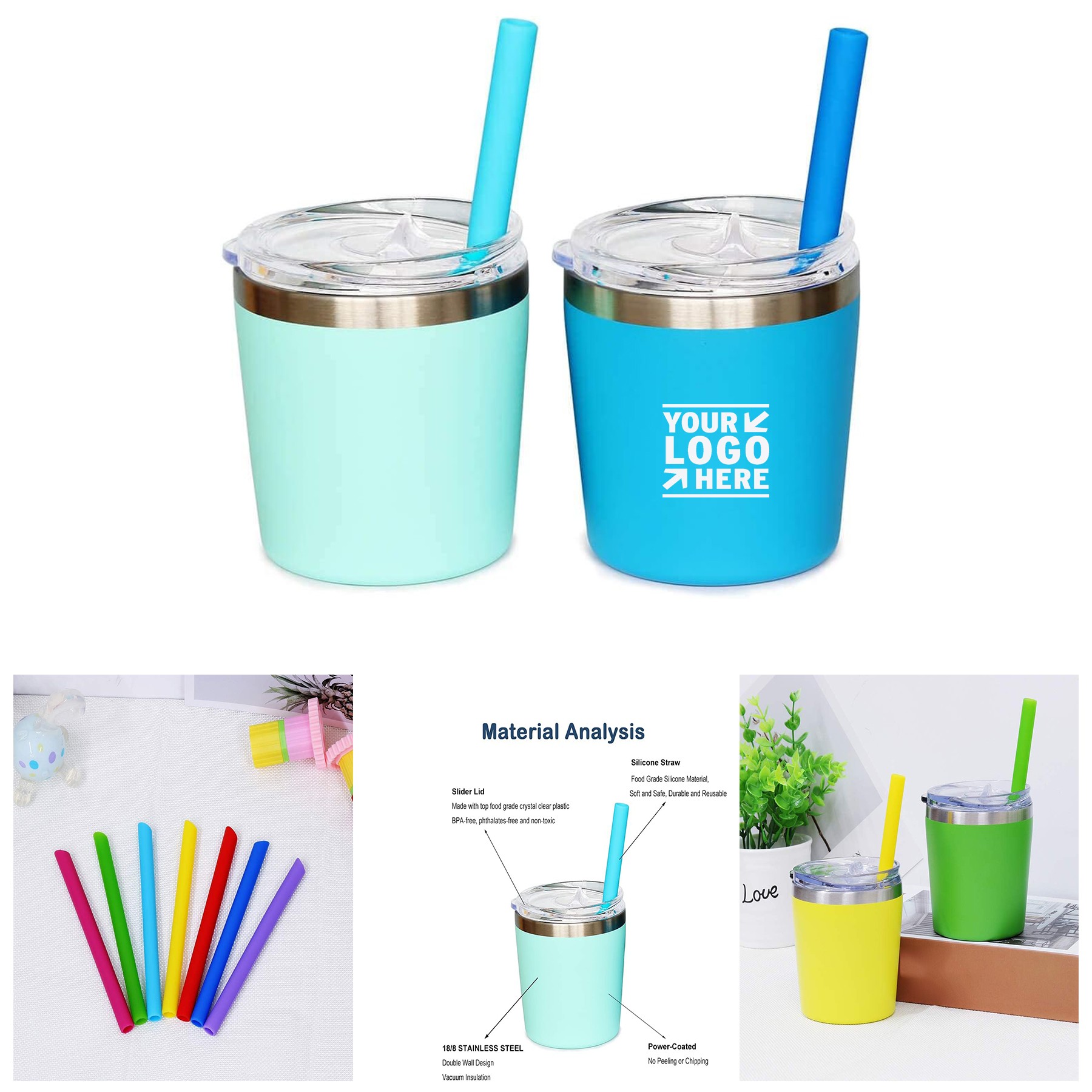 Stainless Steel Mom and Kids Tumbler