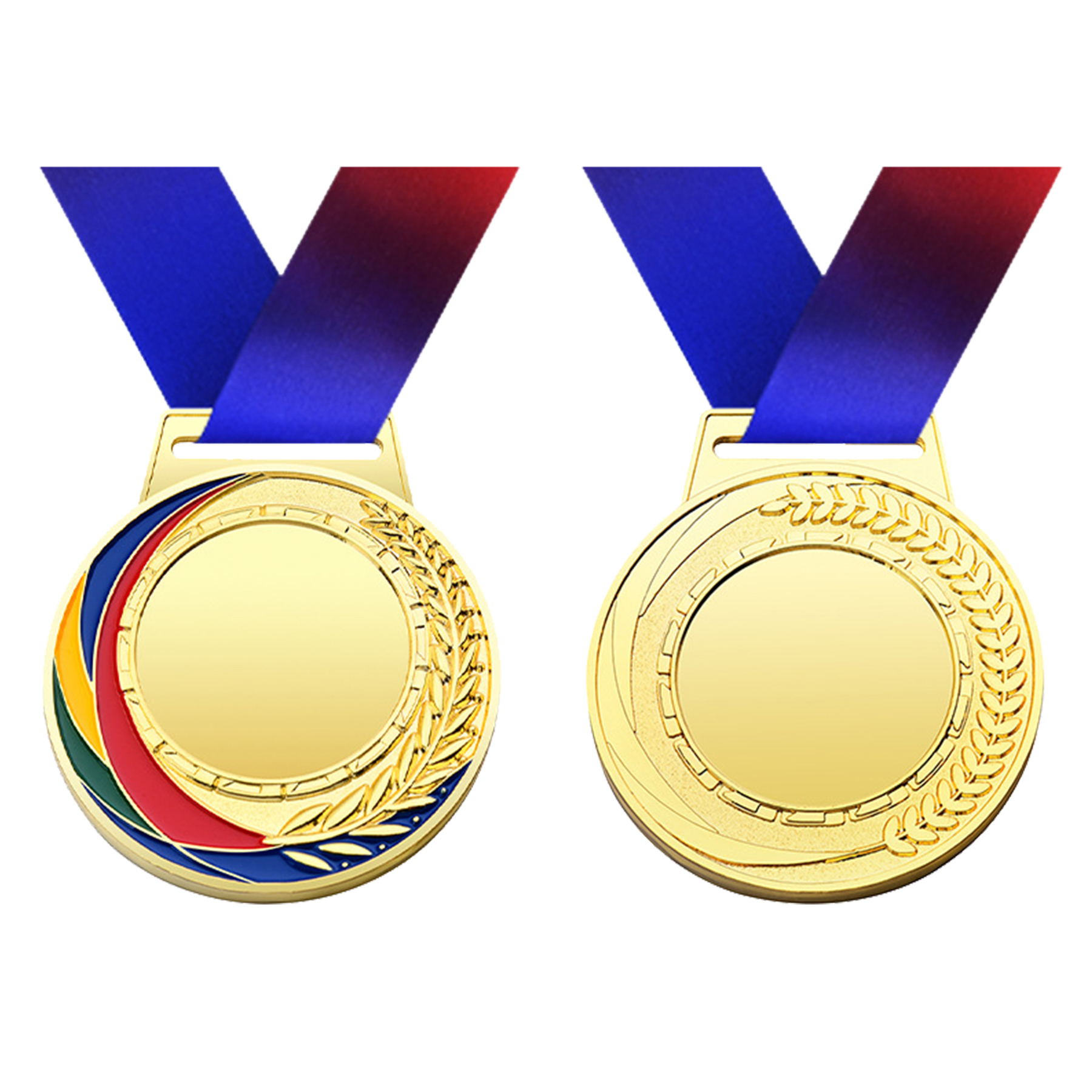 Gold Zinc Alloy Award Medals 9