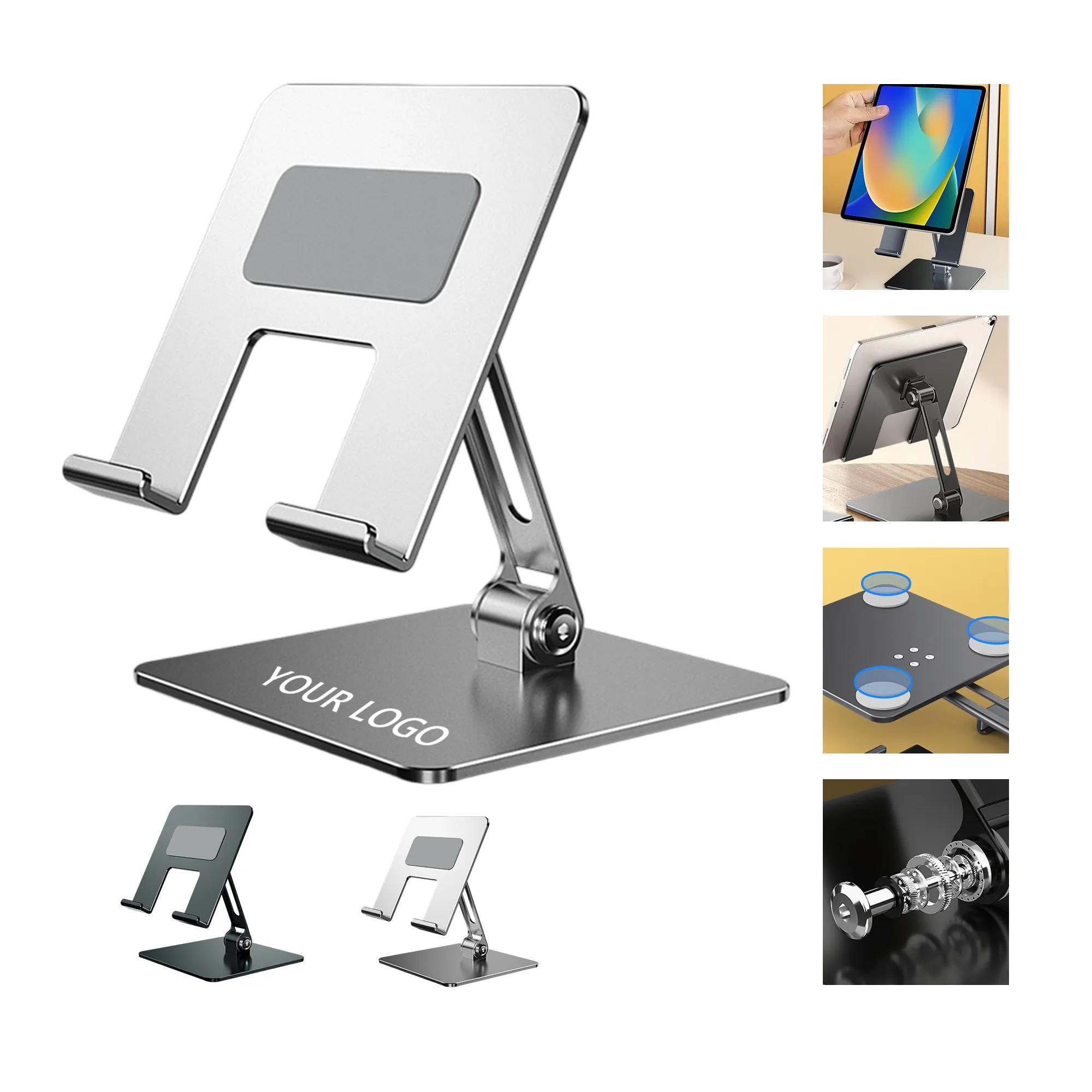 Adjustable Tablet Stand with Sturdy Carbon Steel 1