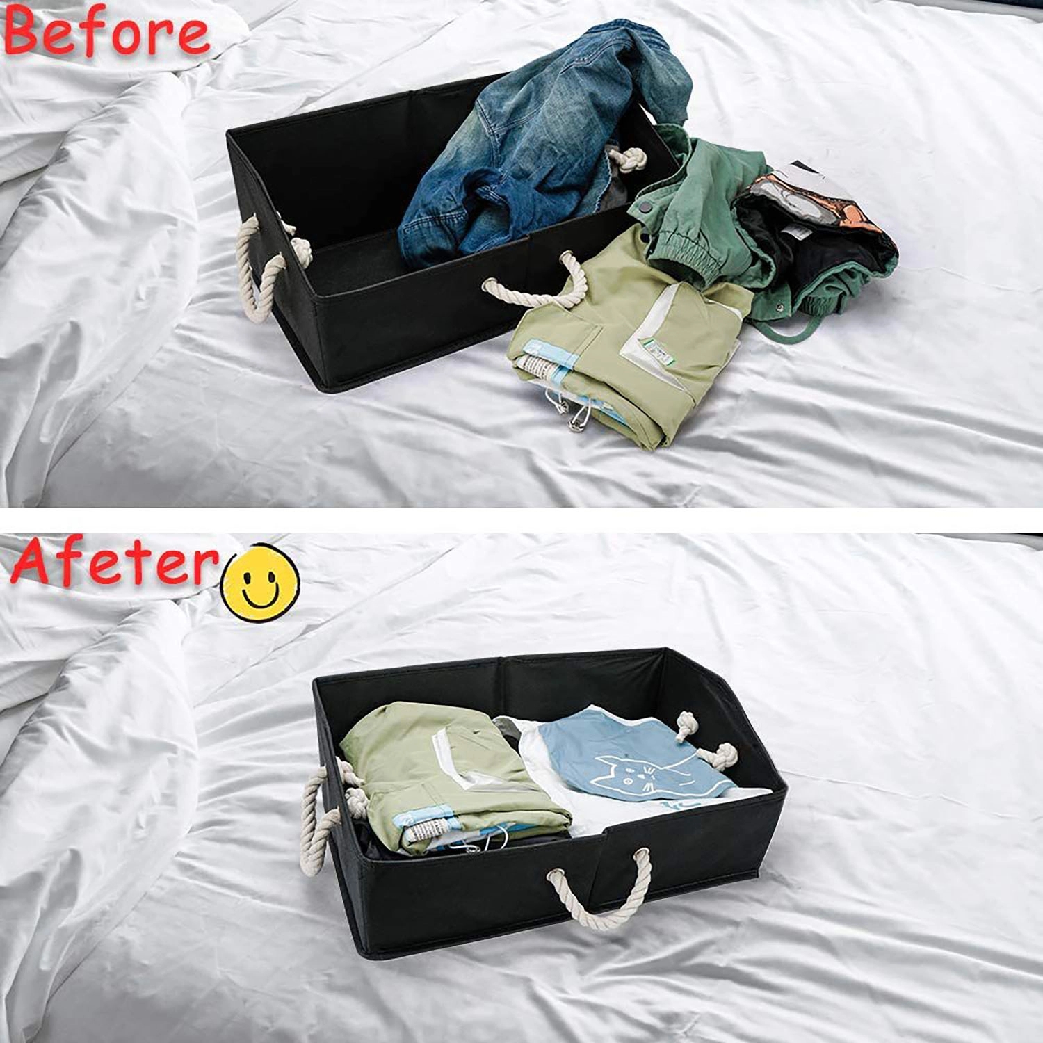 Clothes Sorting Storage Basket 4
