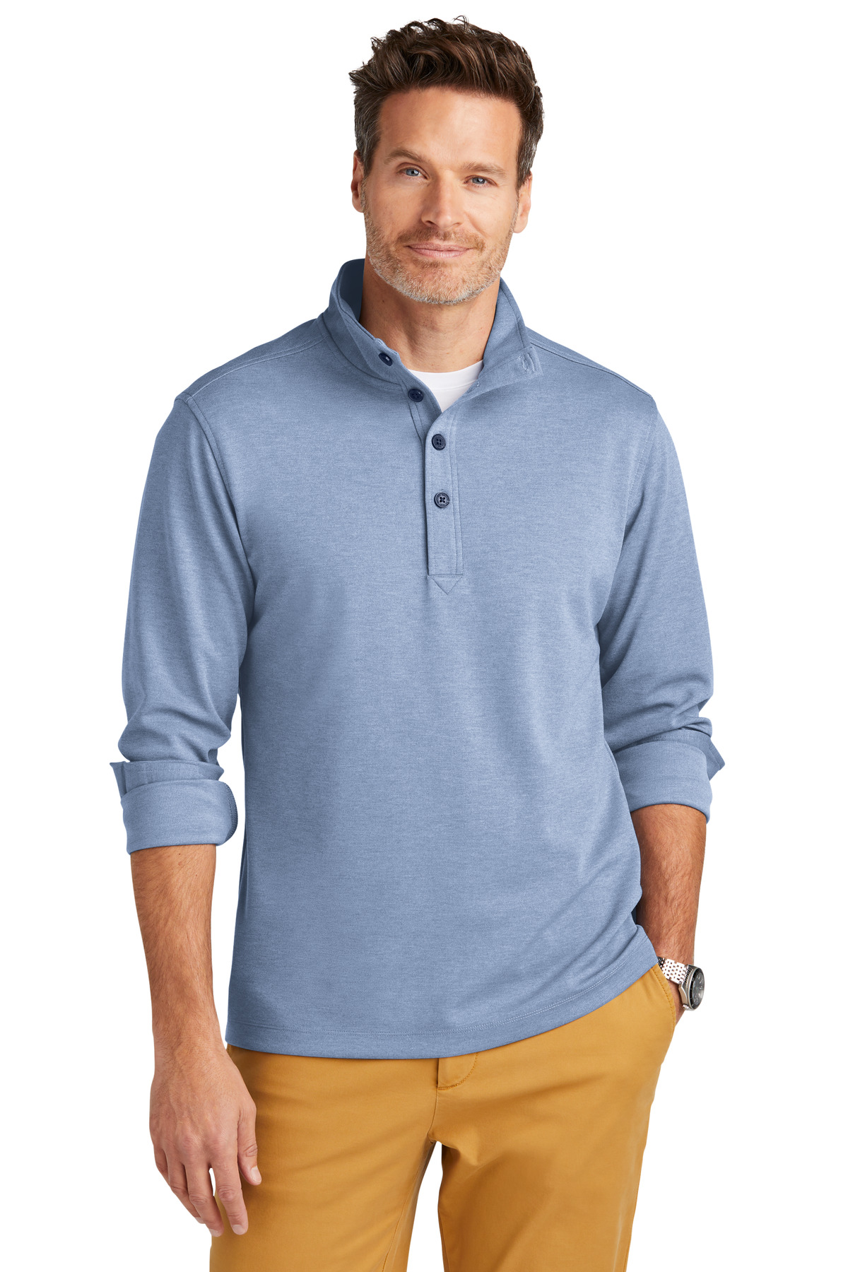 Mid-Layer Stretch 1/2-Button
