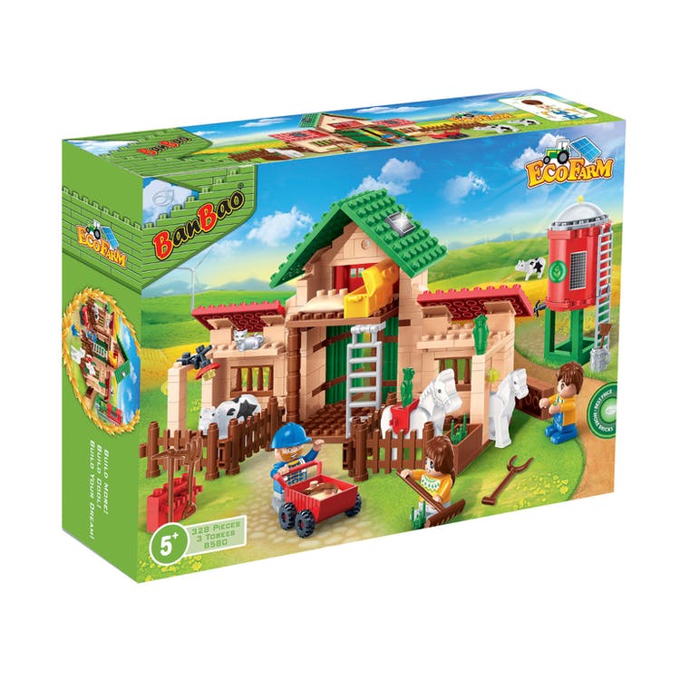 Life on the Farm Interlocking Block Sets - 328 Pieces 2