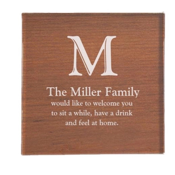 Crystal Square Shape Coaster 3