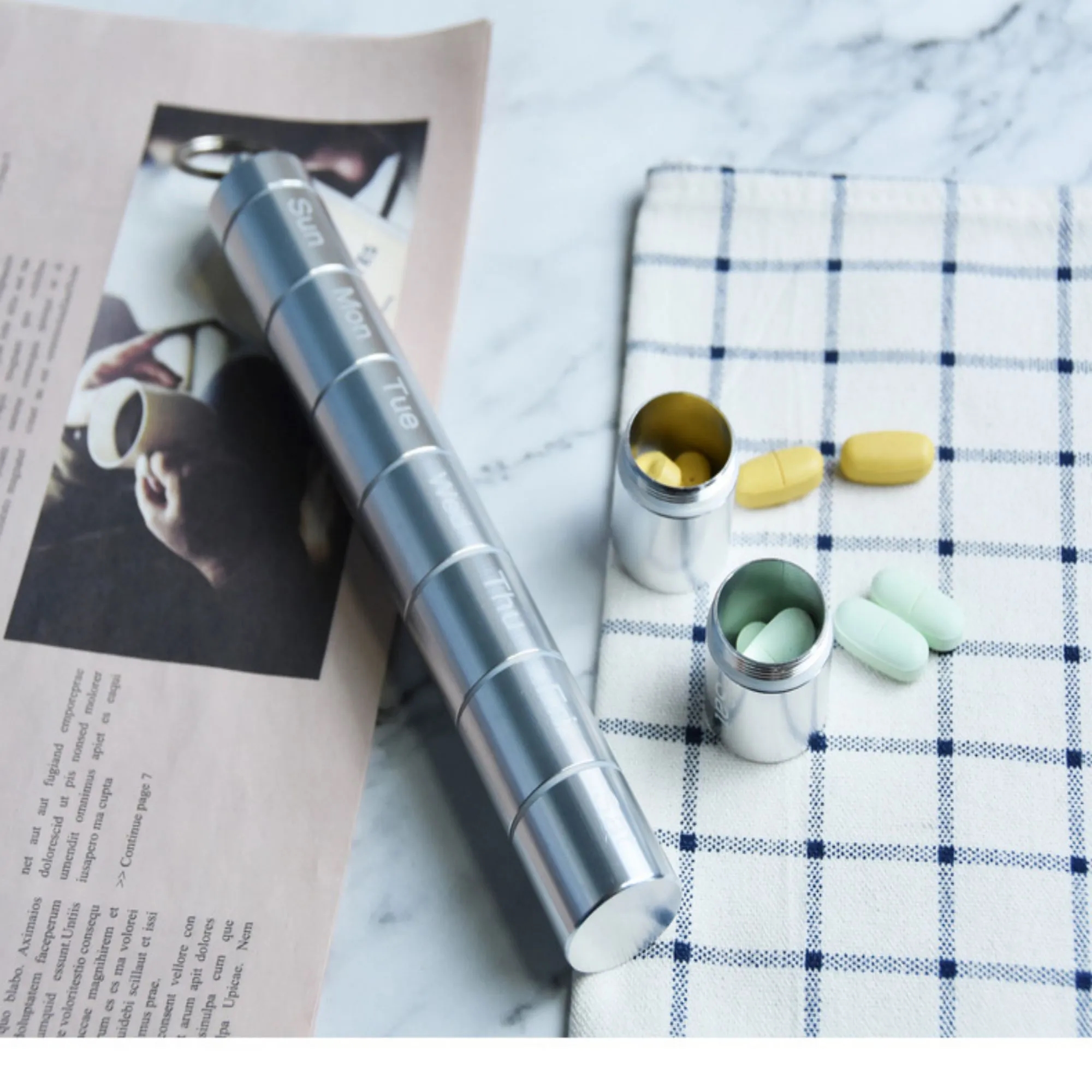 Colorful Waterproof Metal Pill Case 5