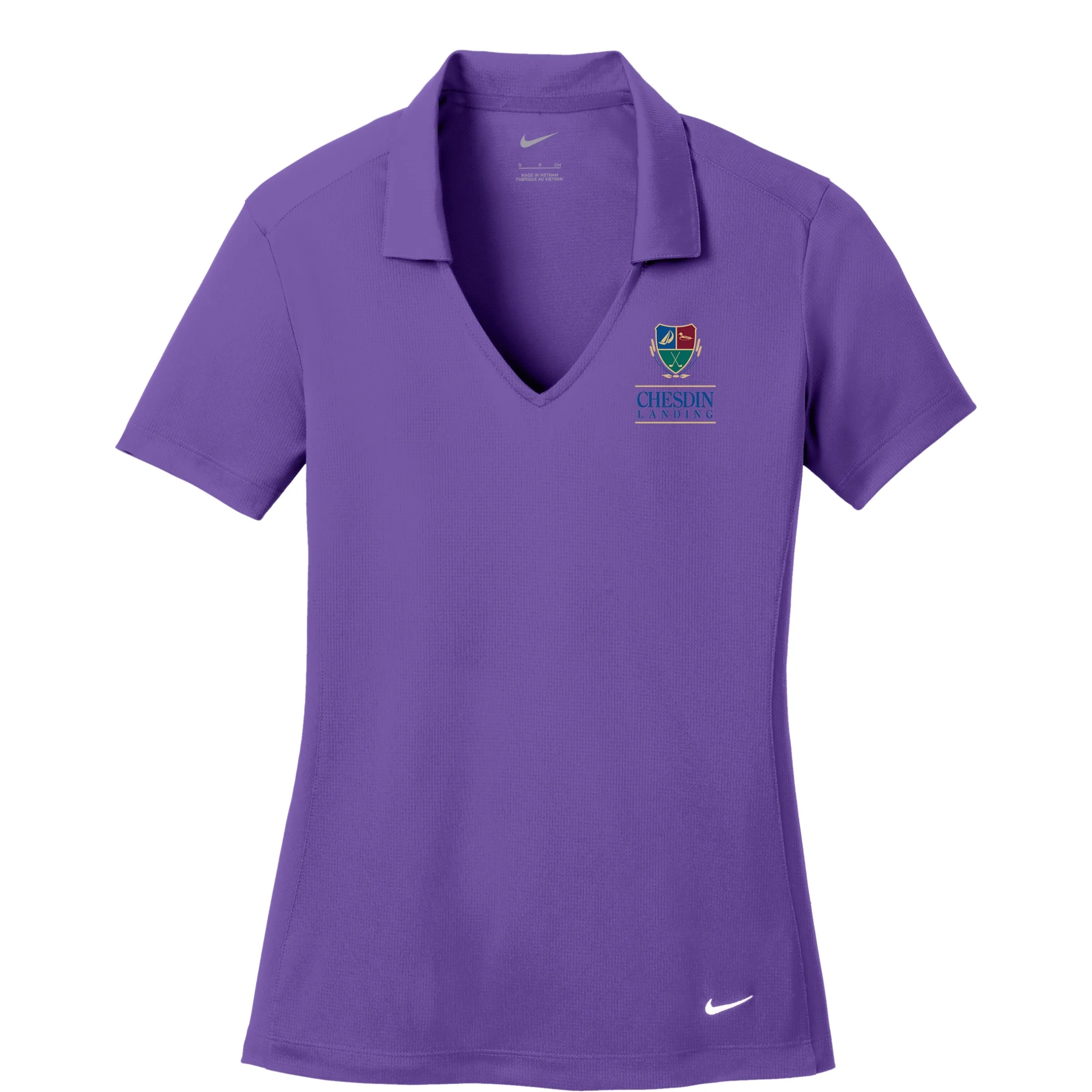 NIKE(R) LADIES DRI-FIT VERTICAL MESH POLO 14