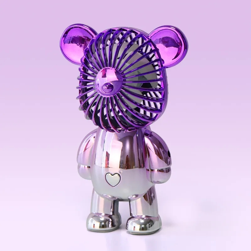Cartoon Mini Violent Bear Small Fan 4