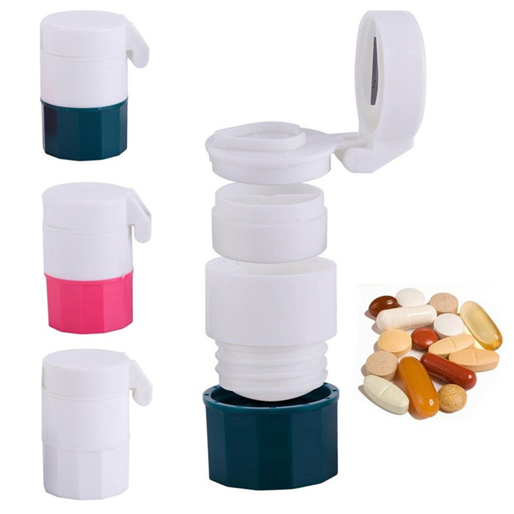 Travel Multifunctional Pill Storage Cases Organizer 3