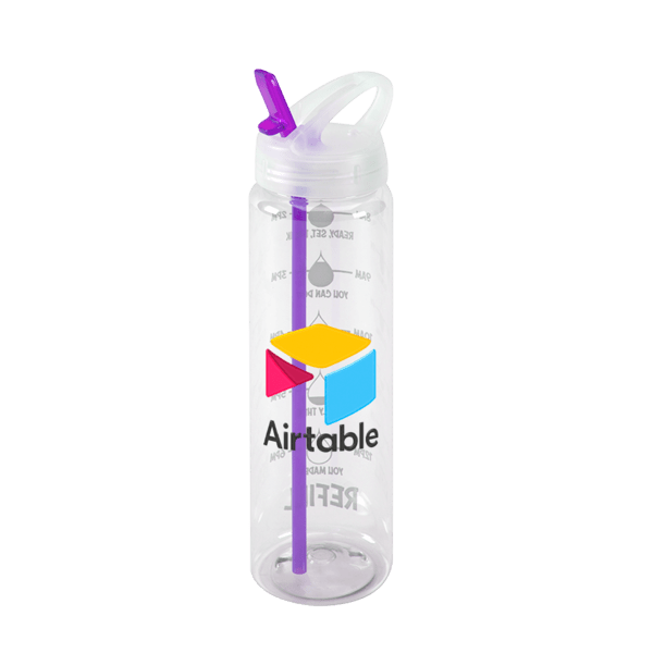 Water Bottle with Flip Up Spout & Hydration Mark  - 32 Oz. 15