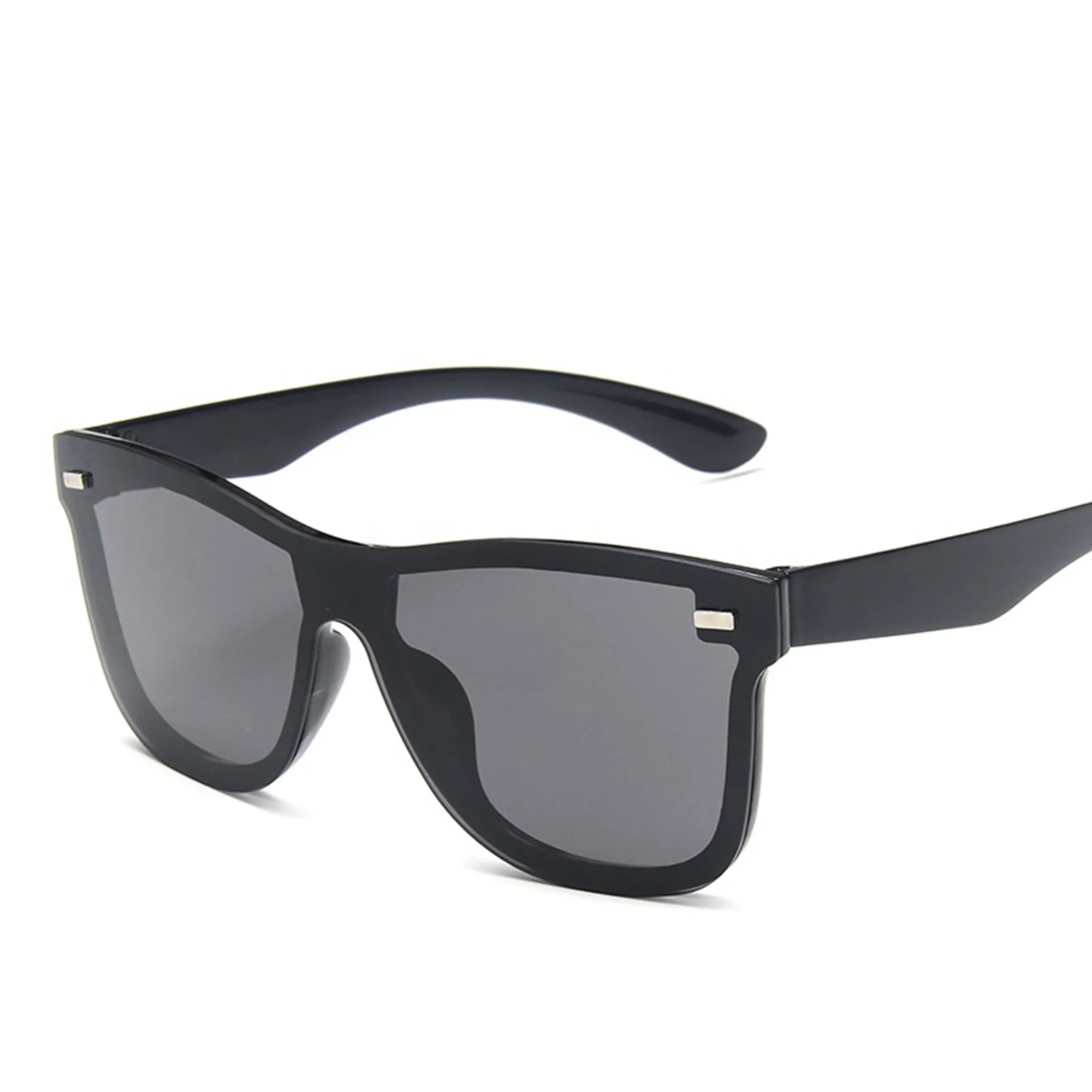 Oversized Square Rimless UV400  Sunglasses 6