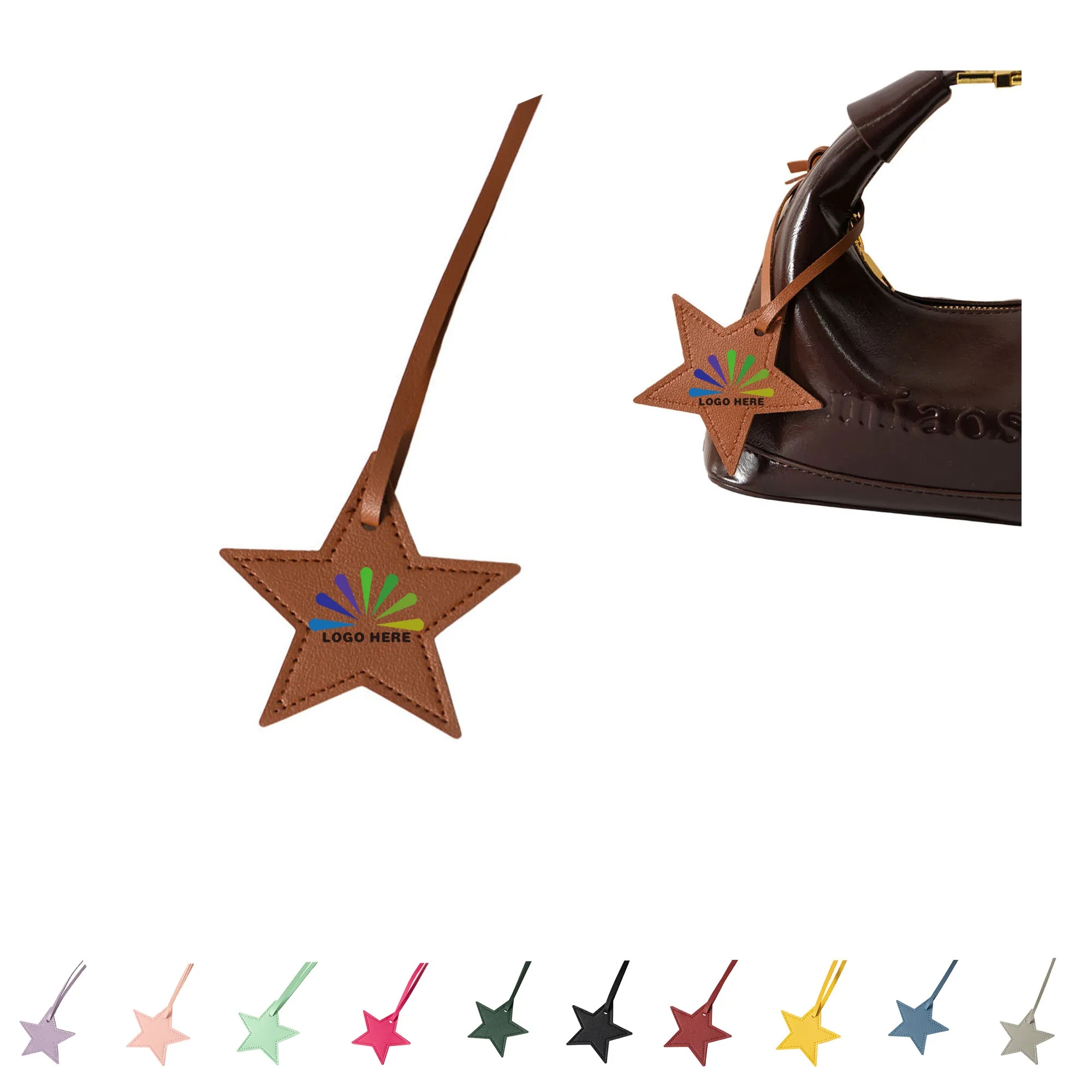 Elegant Sparkling Star Pendant Charm