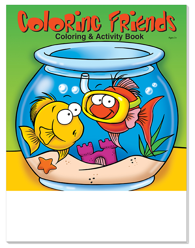 COLORING SET - Coloring Friends Coloring Book Fun Pack 5