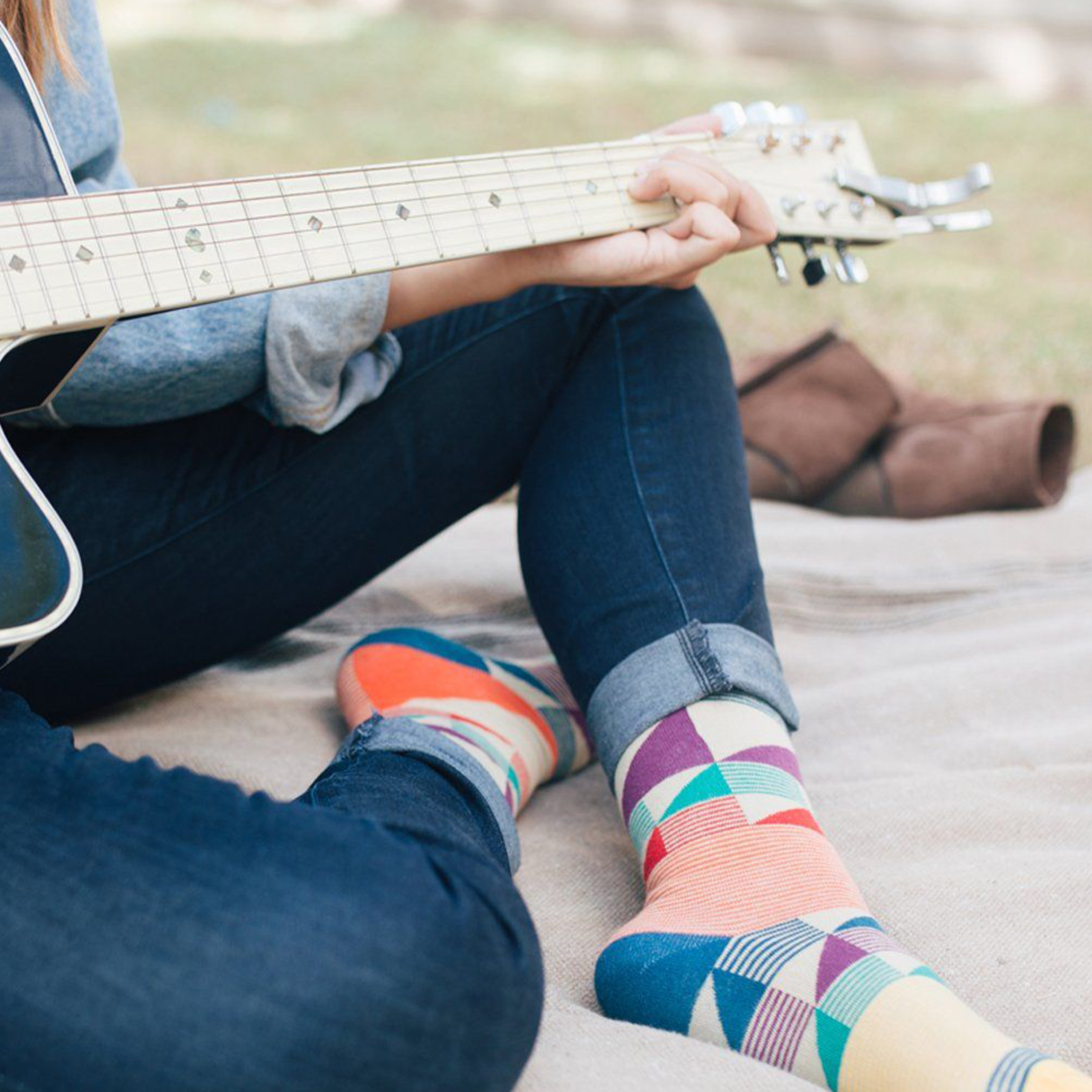 Patterned Musician Socks - Rock Your Socks Off on Stage - American Made 2