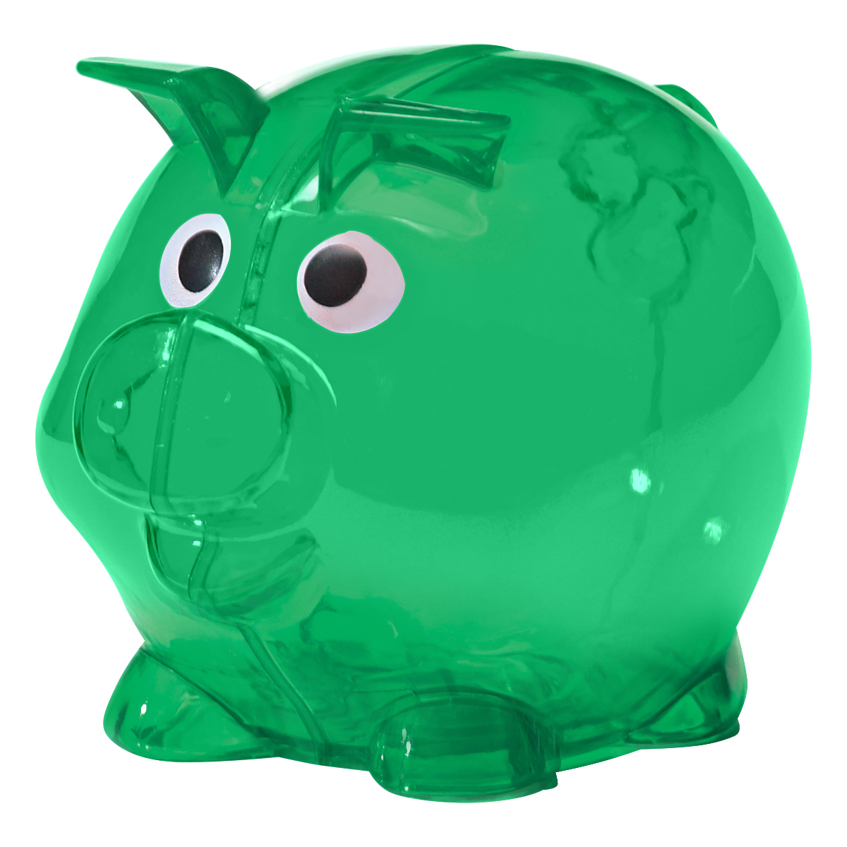 Mini Plastic Piggy Bank, custom desk accessory with logo imprint 9