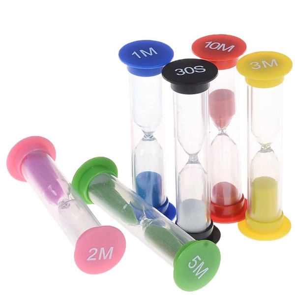 Sand Timer Plastic Sandglass 6