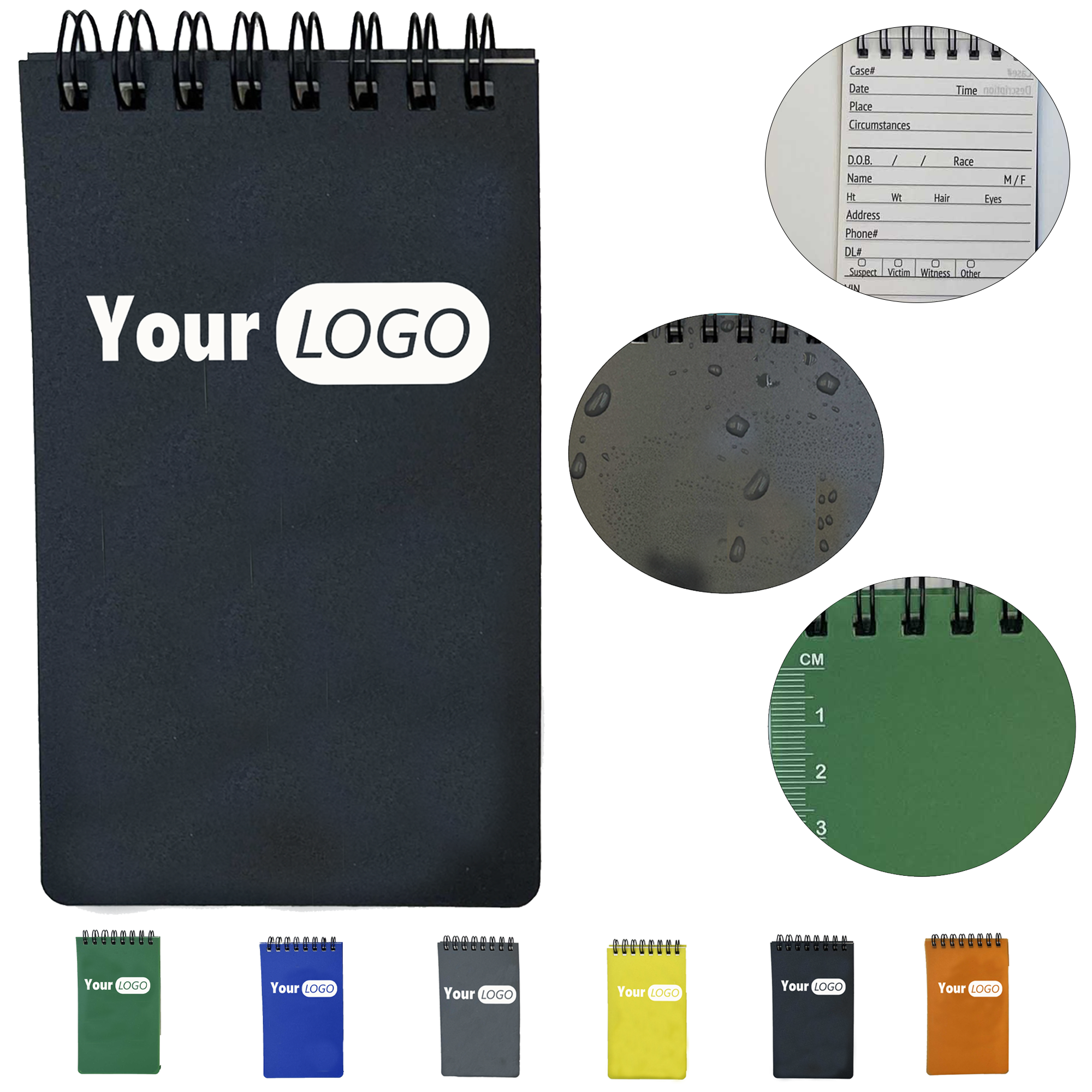 Logo Printed Coil Bound Memo 5