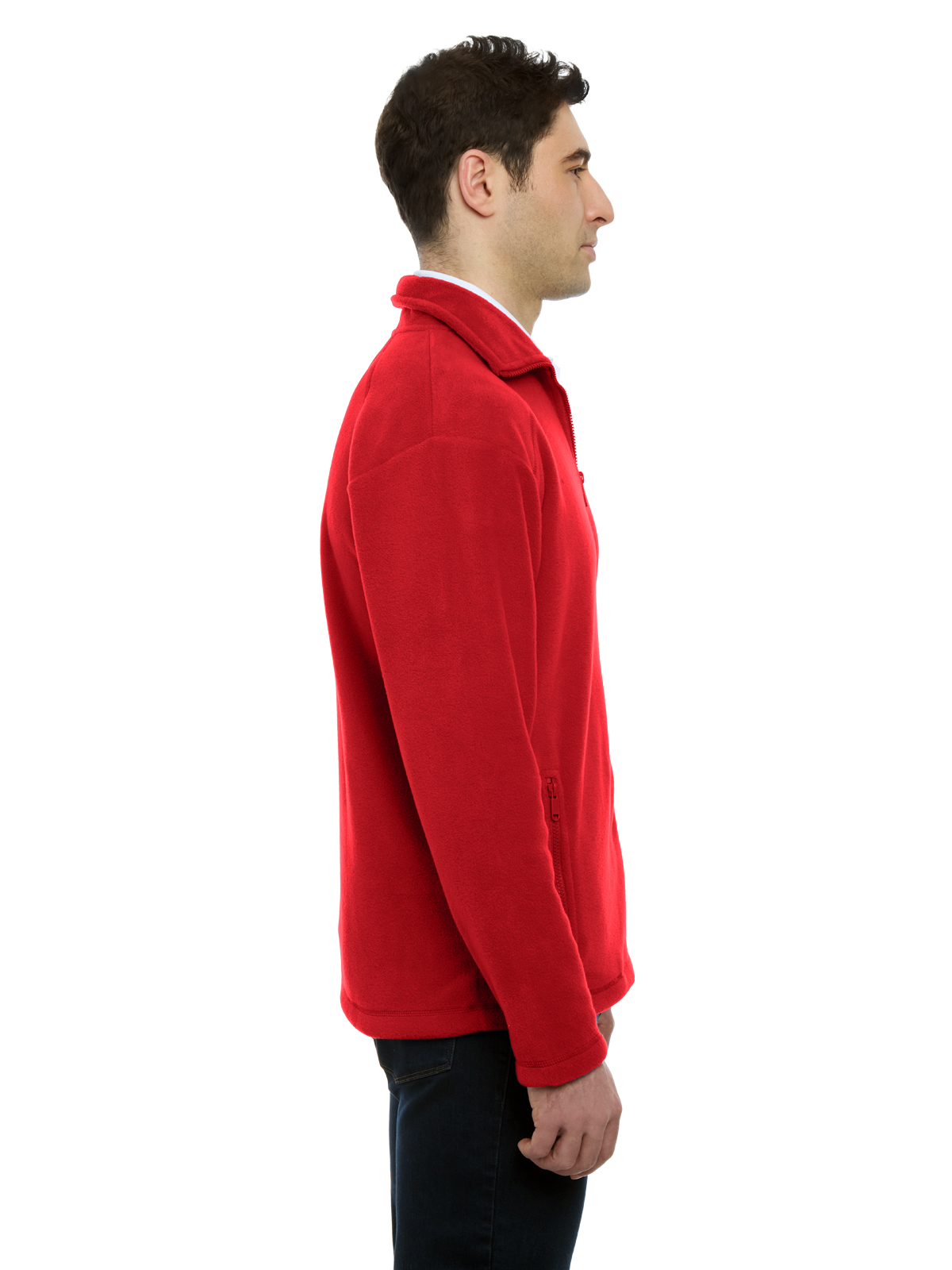 Blue Generation - Unisex 2-Pocket Micro Fleece Zip Pullover 8
