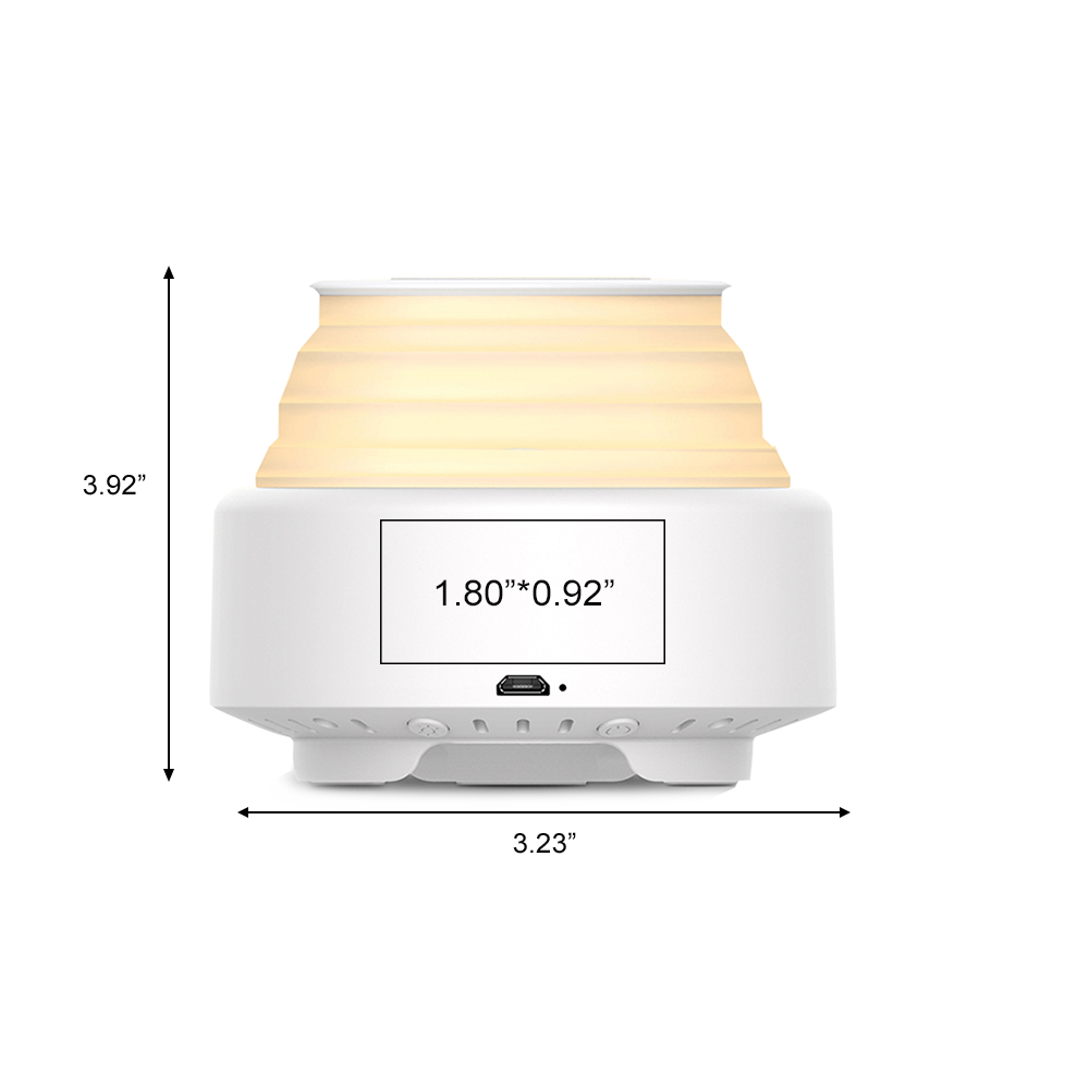 Selene Night Light Bluetooth Speaker with Wireless Charger