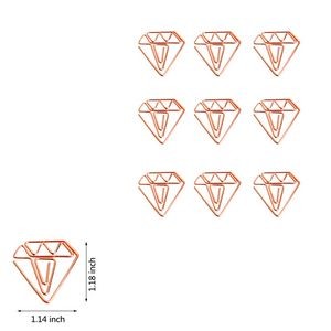Diamond Ring Shaped Paper Clips with Tin Box 8