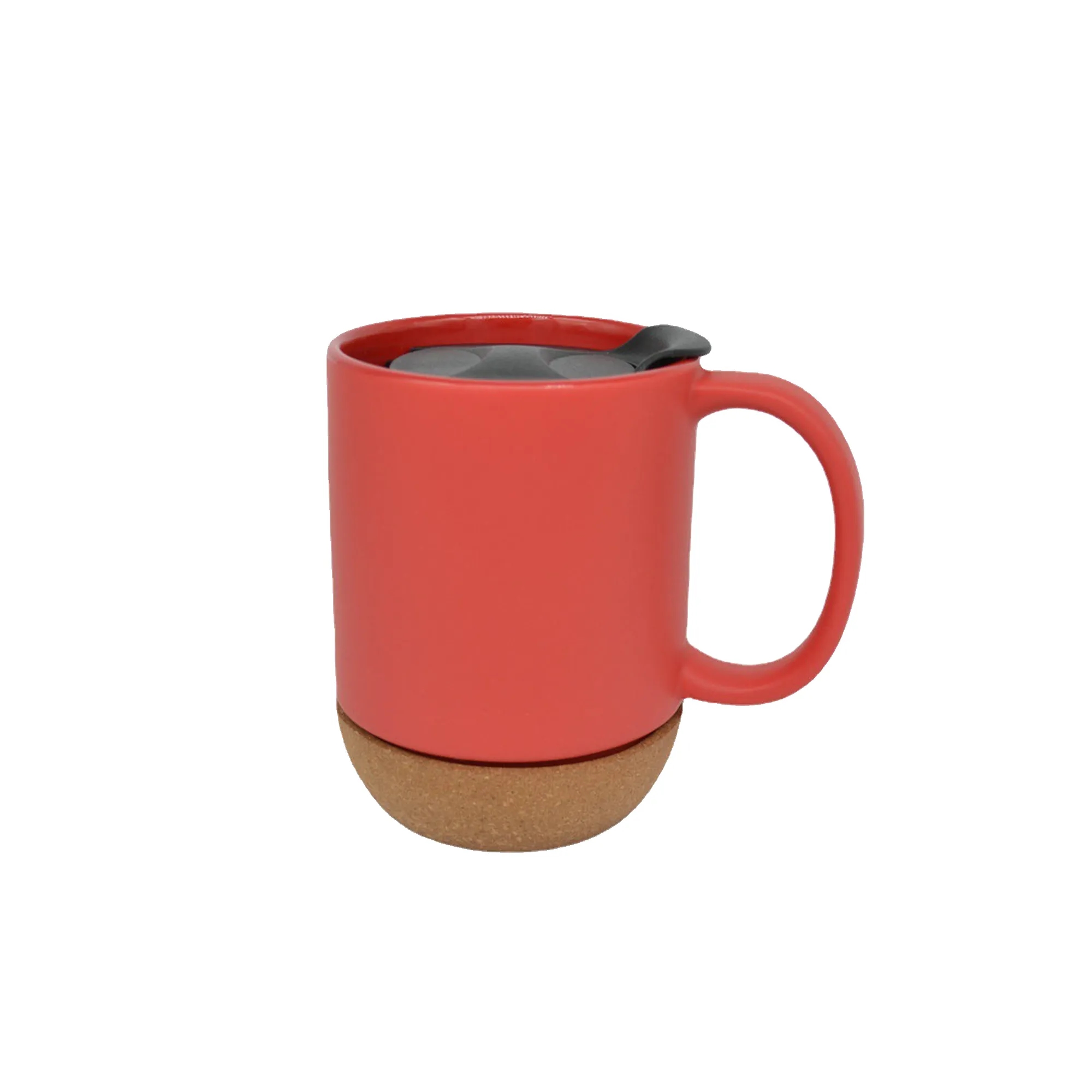 12oz Cork bottom ceramic mug Boshan 4.3" x3.4" 1