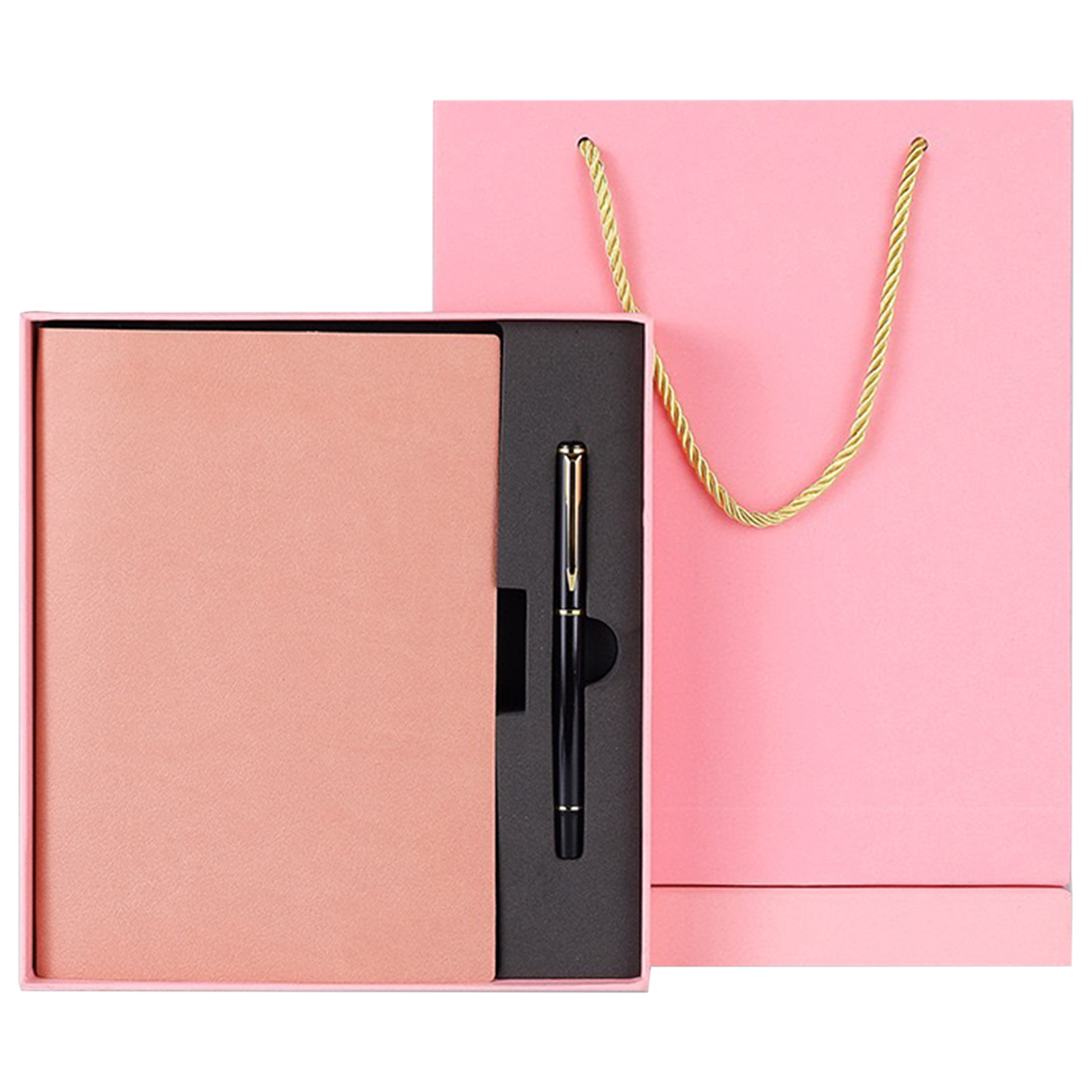 Faux Leather Notebook And Pen Gift Box Set 11