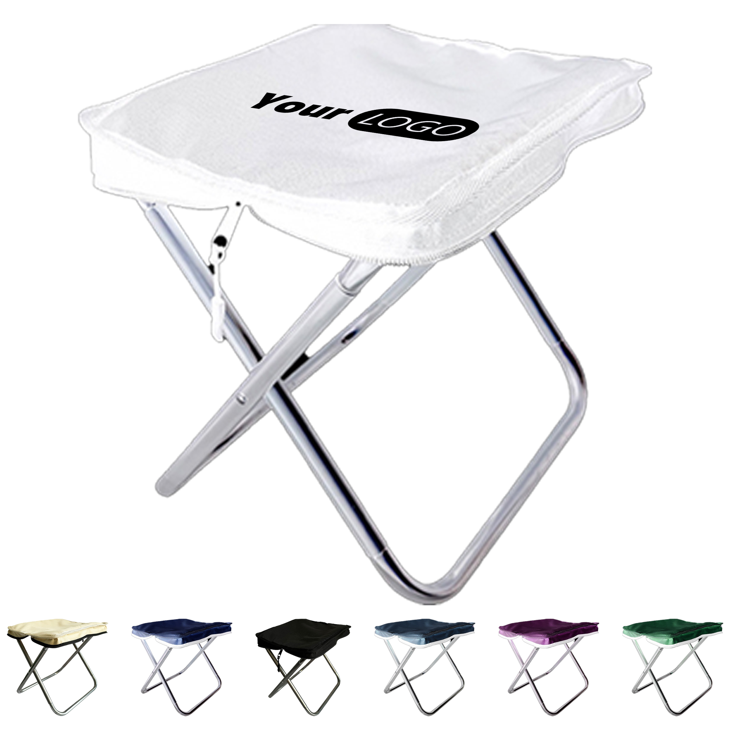 Aluminum Outdoor Handbag Folding Stool 3