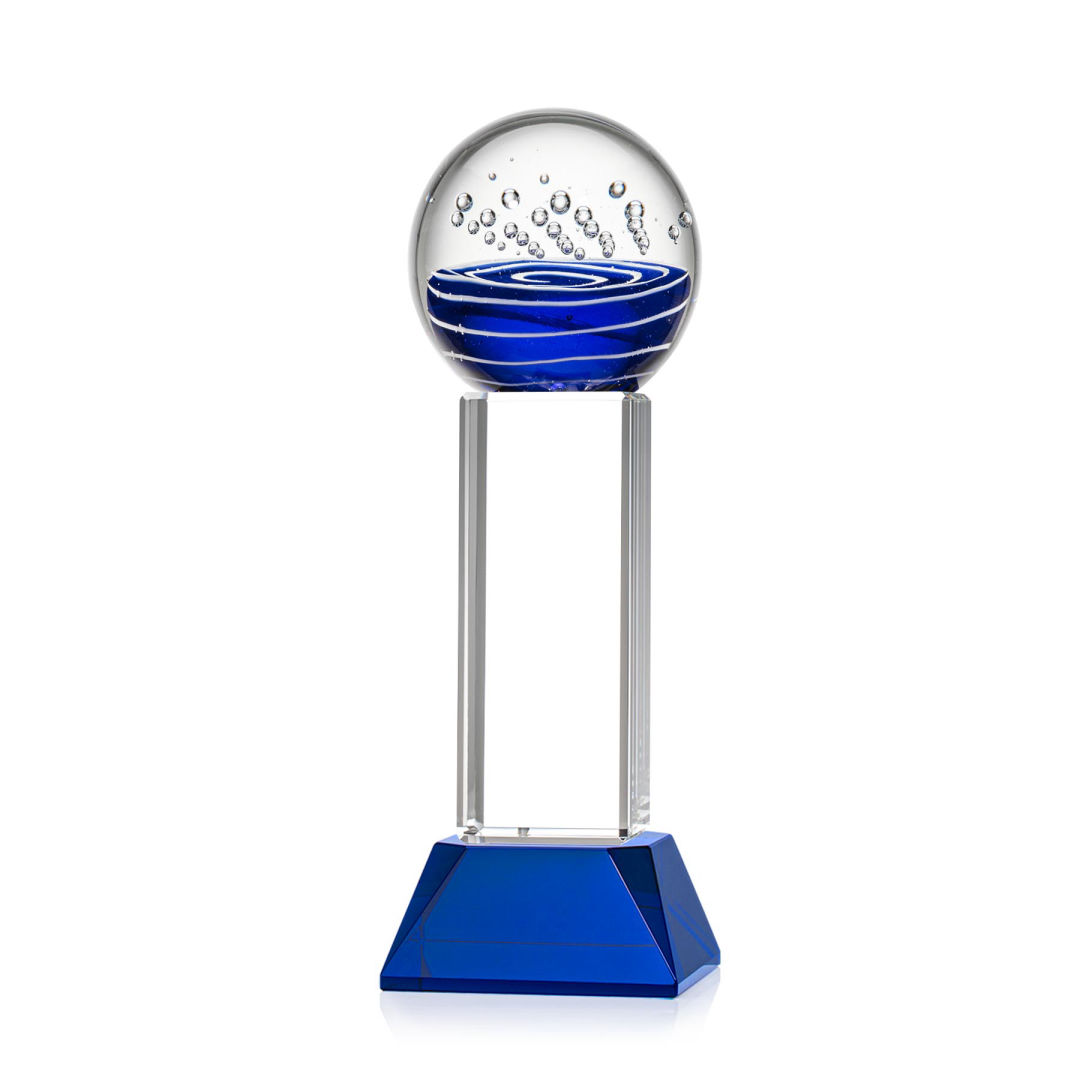 Tranquility Award on Stowe Base - Blue 2