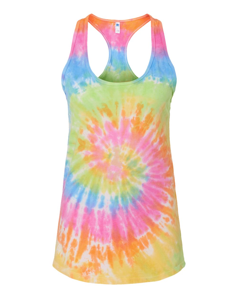 Women's Tie-Dyed Racerback Tank Top - 3400 19