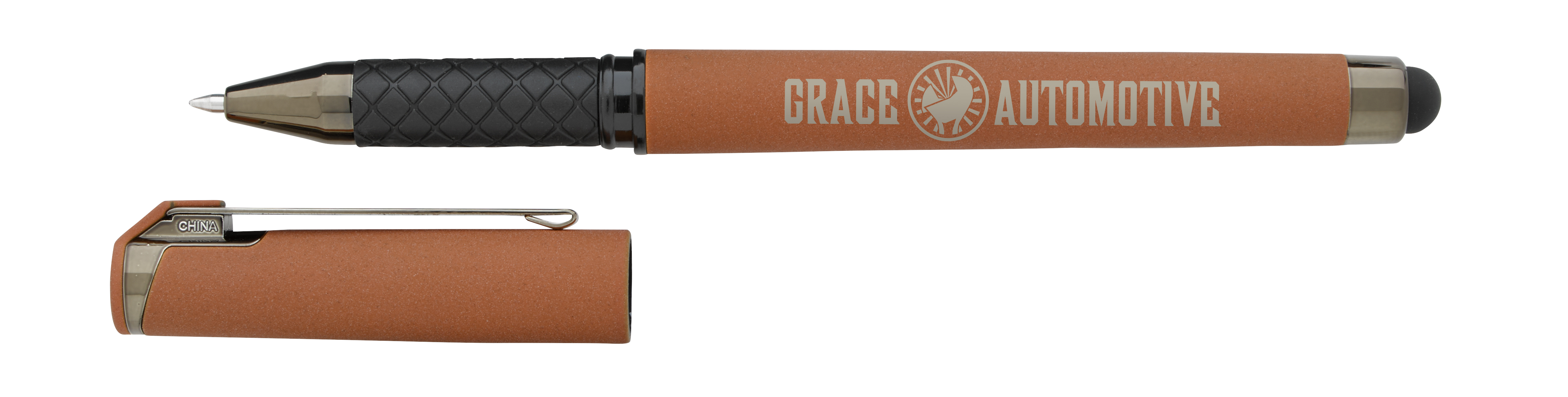 Good Value™ Cali Stylus Gunmetal Suede RABS Pen 135