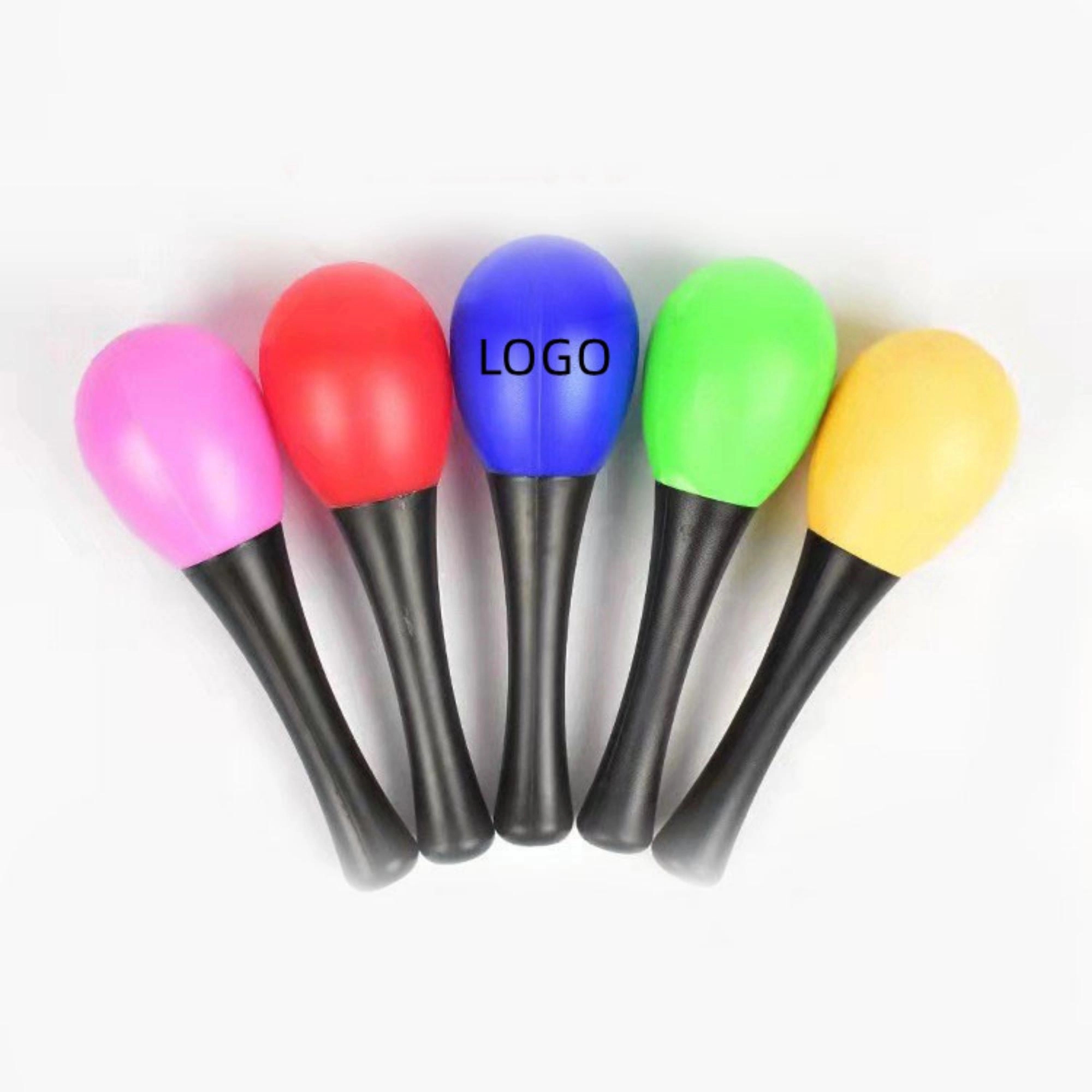 Plastic Maracas Rattles Sand Hammer 1