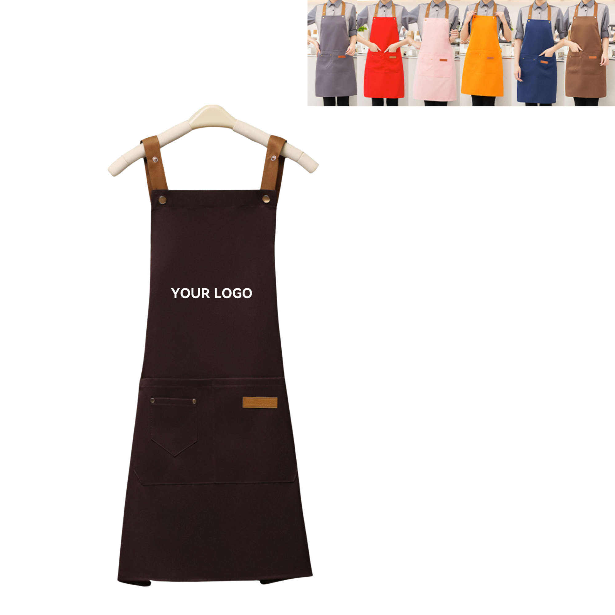Stylish Waterproof Apron for Home & Restaurant Use 2
