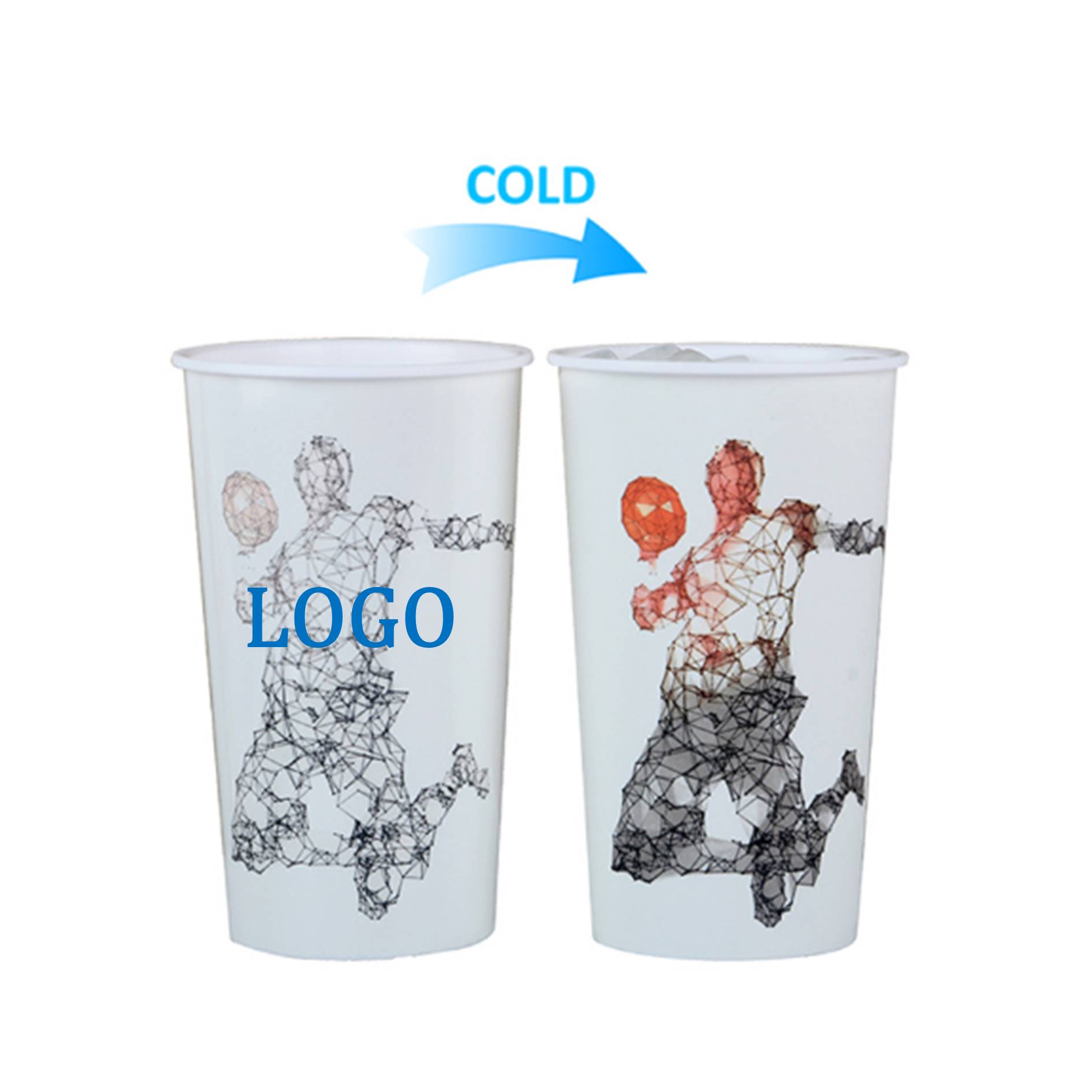 20oz Color Changing Stadium Cup 2