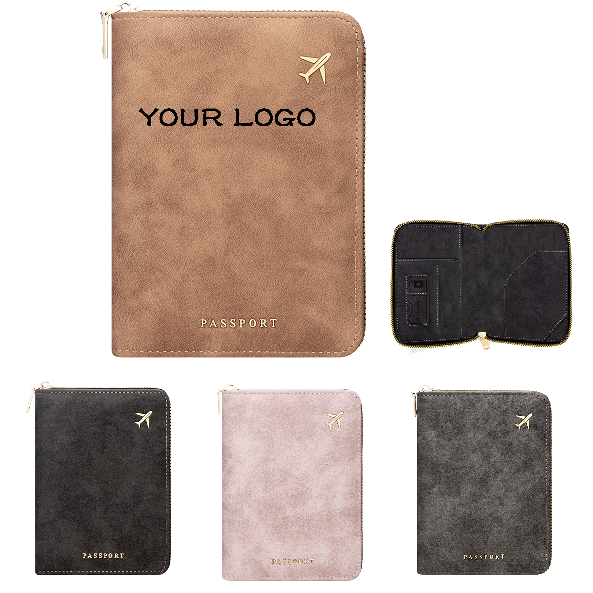 MOQ 20 PCS Custom Logo Passport Bag 3