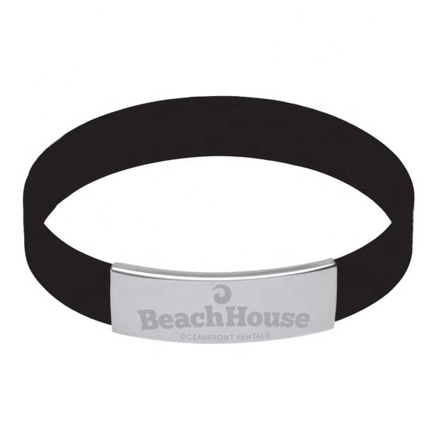 Silicone Wristband with Metal Clip 5