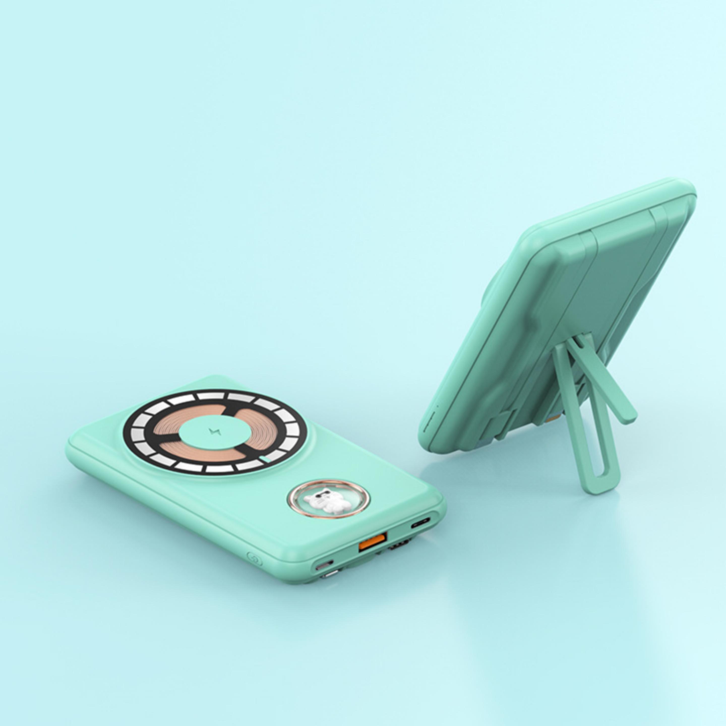 Magnetic wireless charging power bank with stand 3