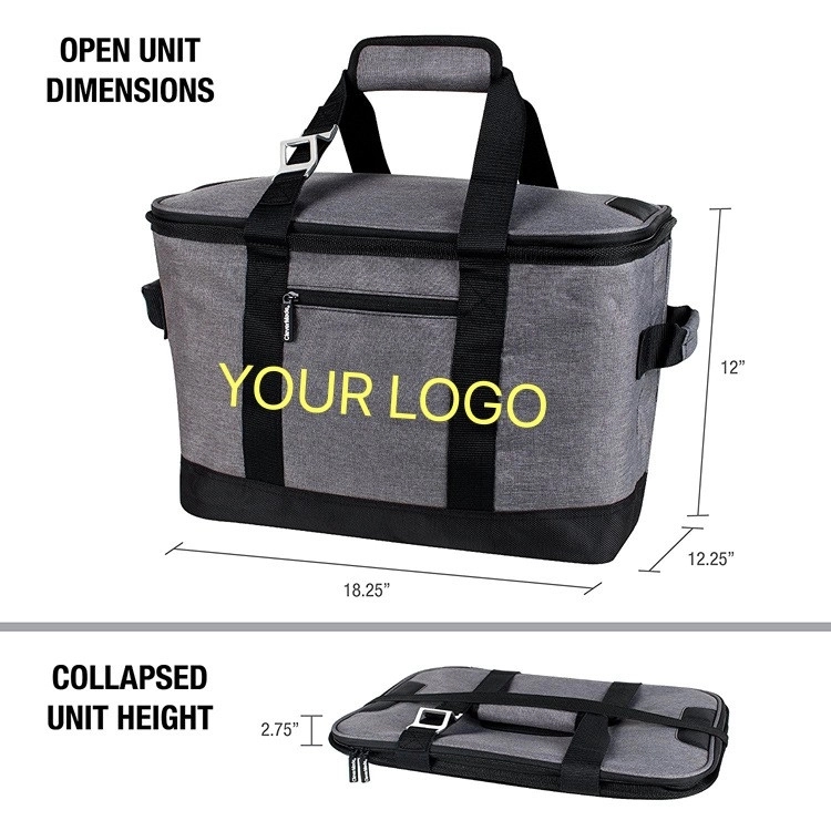 Collapsible Soft Large Camping Portable Travel Cooler Bag 2