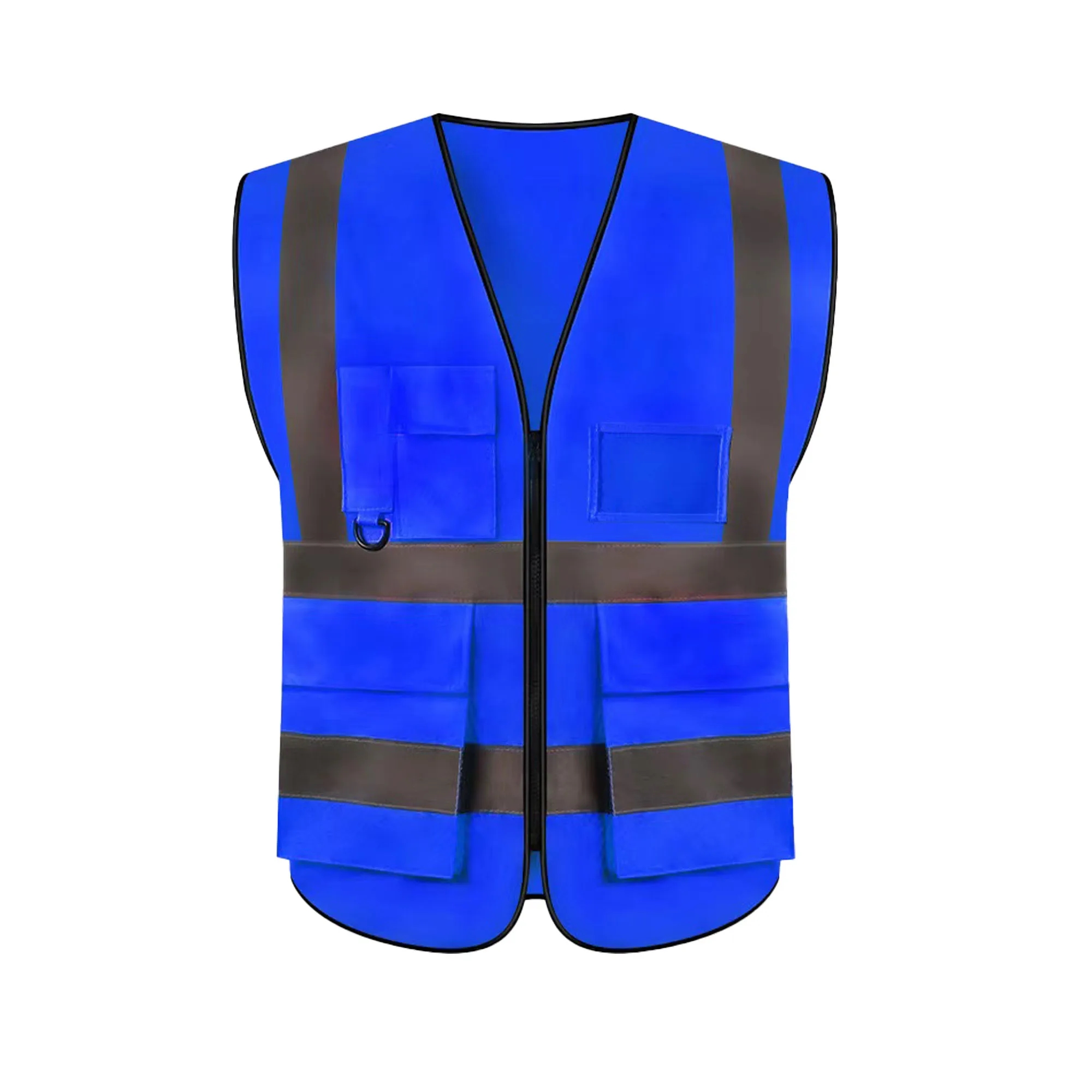 Polyester Double Band Reflective Safety Transparent Pocket V 9
