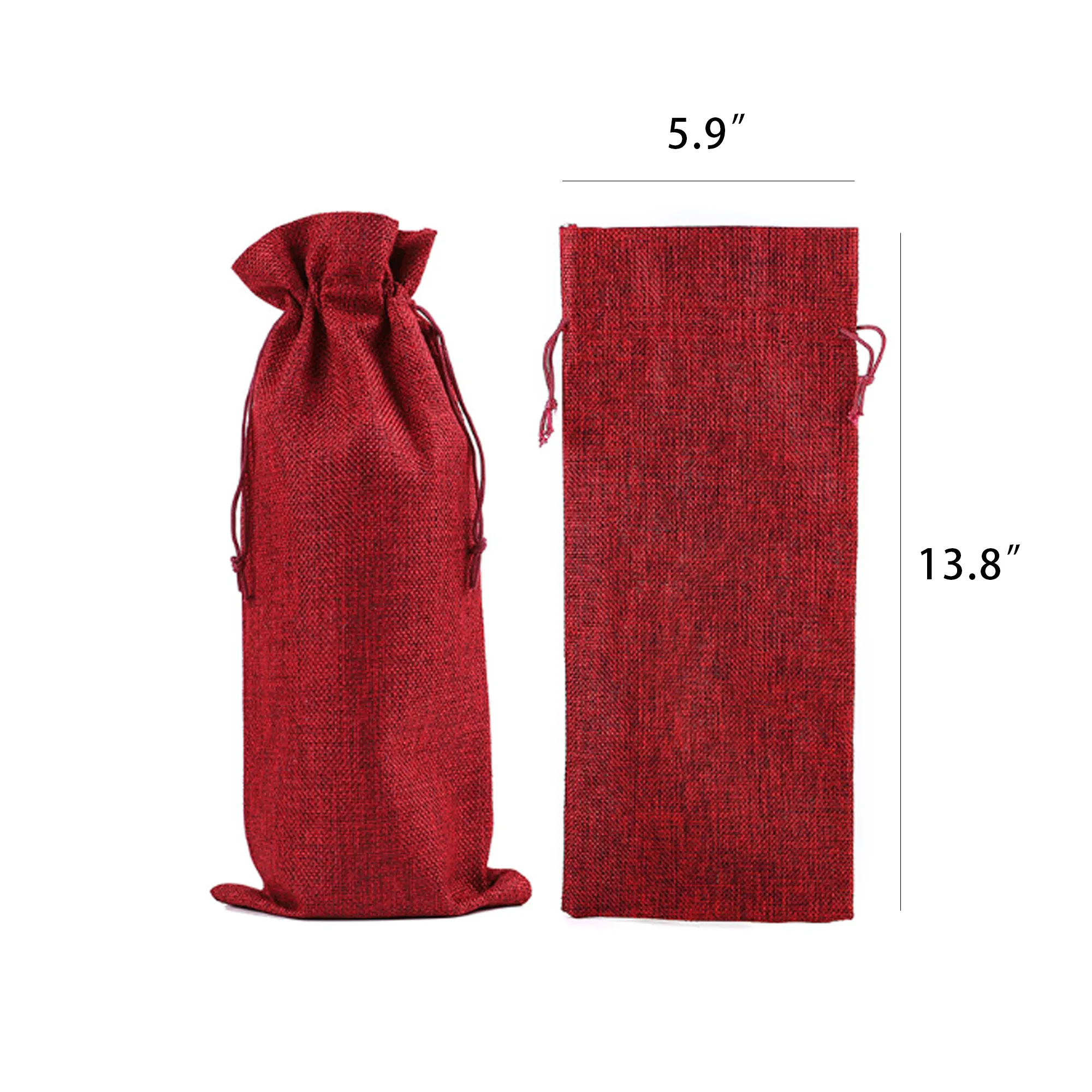 Wine Bottle Bag With Drawstring 2
